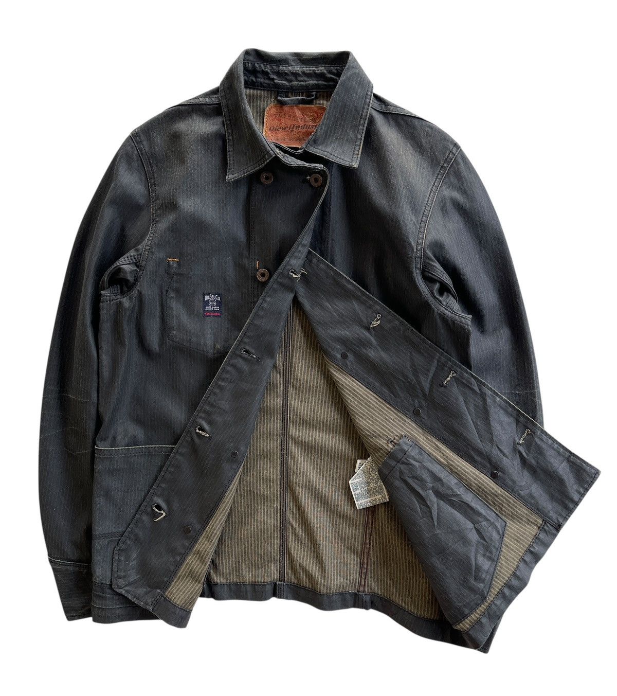 Diesel Diesel Sanforized Denim Workers Chore Jacket Size US M / EU 48-50 / 2 - 2 Thumbnail