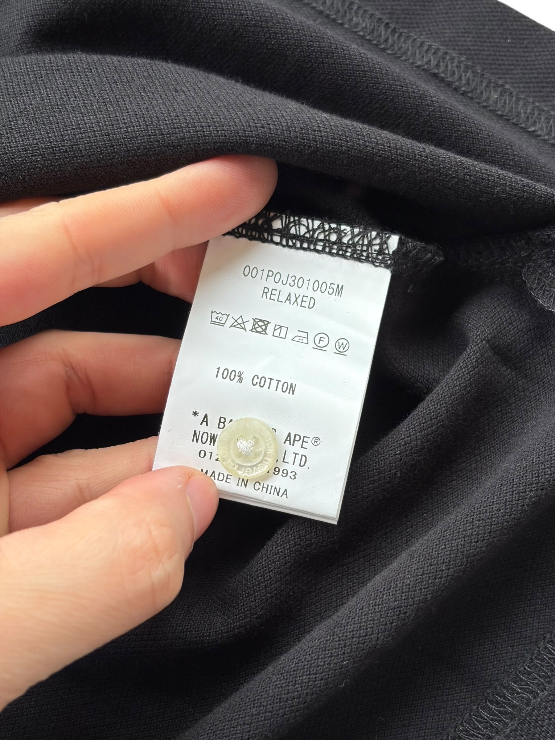 Bape Bape Black Mini Ape Head Polo T-Shirt Size US S / EU 44-46 / 1 - 6 Thumbnail