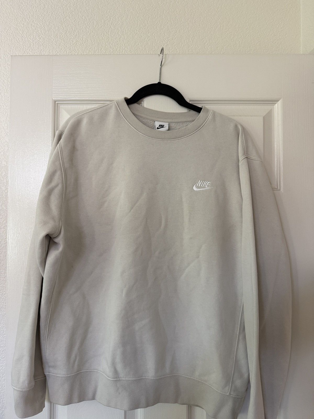 Nike Vintage Nike Cream Sweatshirt Size US M / EU 48-50 / 2 - 1 Thumbnail