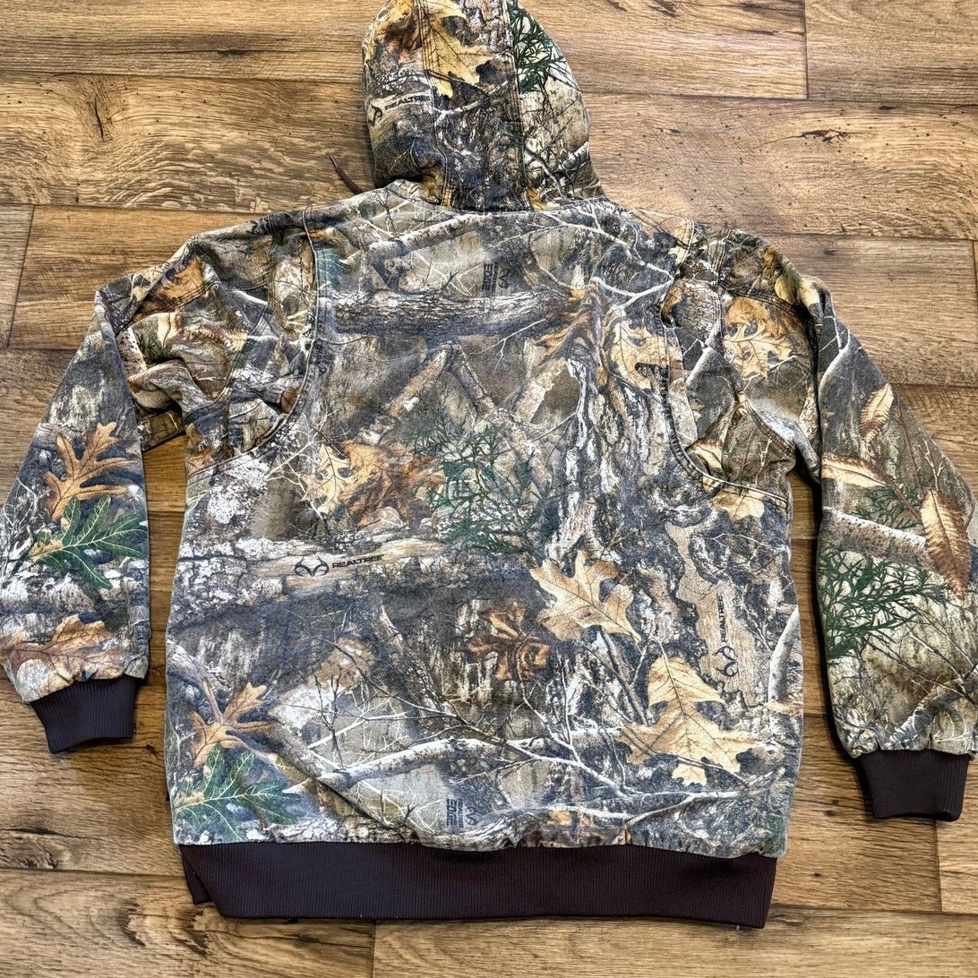 Vintage Brazos Camo Lined Insulated Hooded Hunting Canvas Jacket Size US M / EU 48-50 / 2 - 5 Thumbnail
