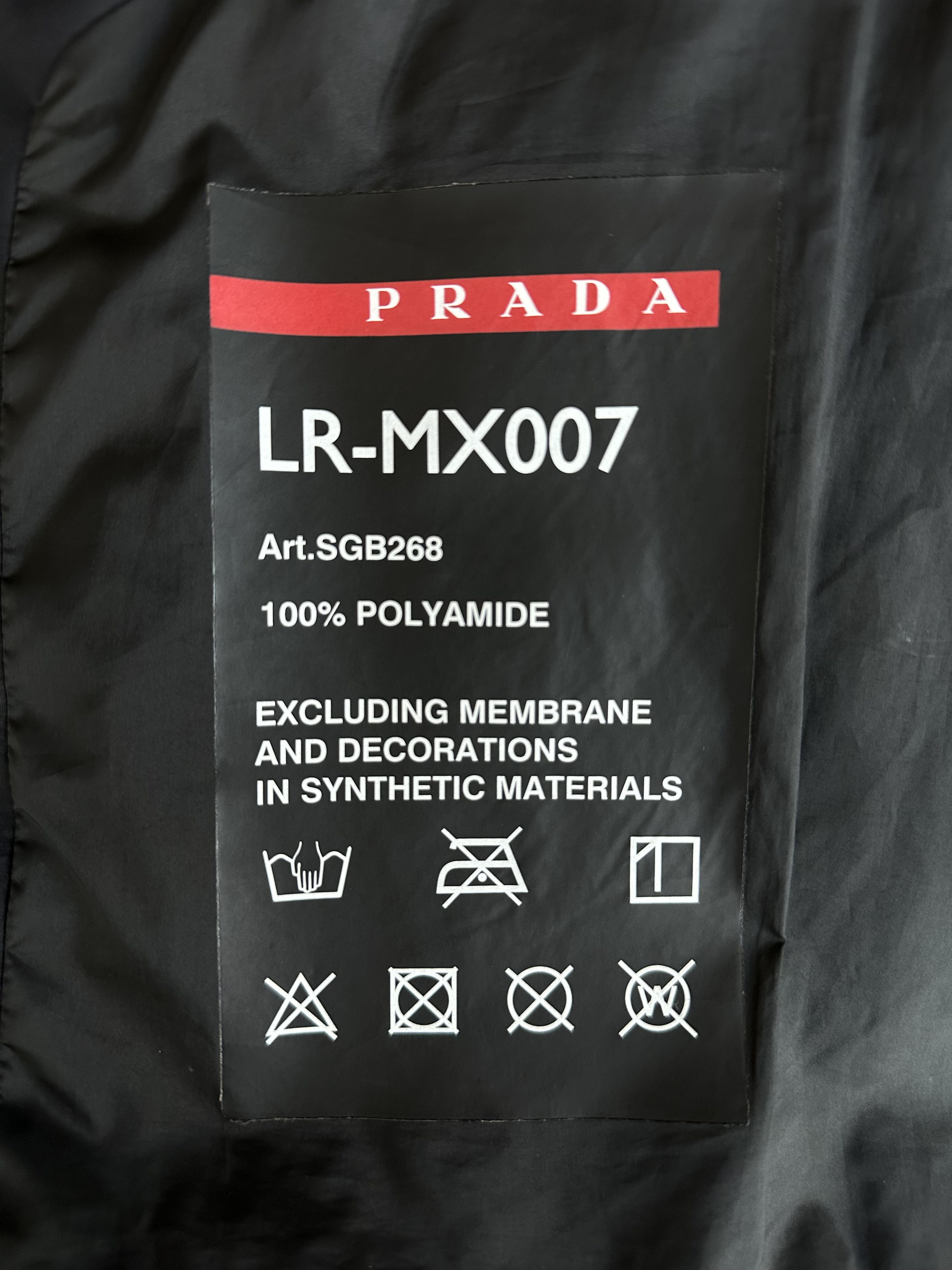 Prada Prada Black Re-Nylon Padded Puffer Jacket Size US L / EU 52-54 / 3 - 3 Thumbnail