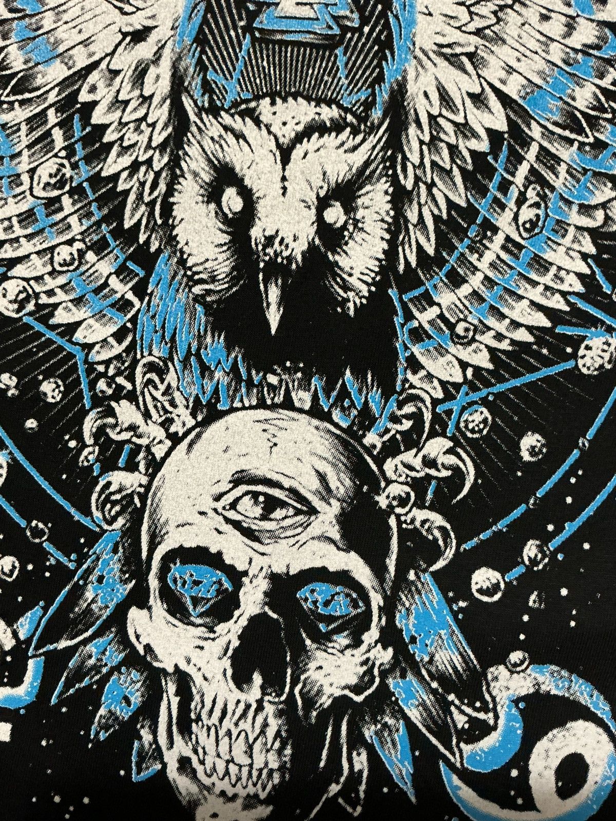 Band Tees Deftones North American Tour 2025 Concert Owl Skull T-Shirt Size US M / EU 48-50 / 2 - 6 Thumbnail