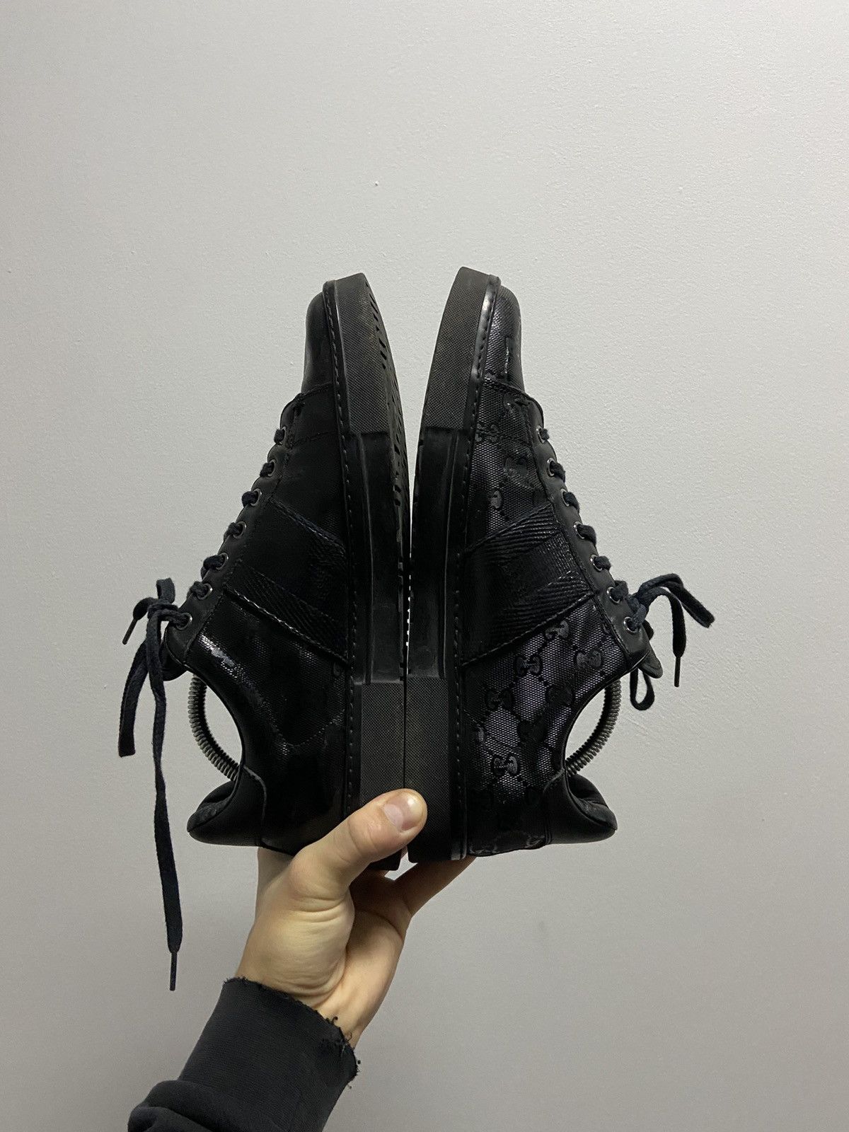 Vintage Gucci low sneakers Imprime guccissima vintage monogram Size US 9.5 / EU 42-43 - 6 Thumbnail