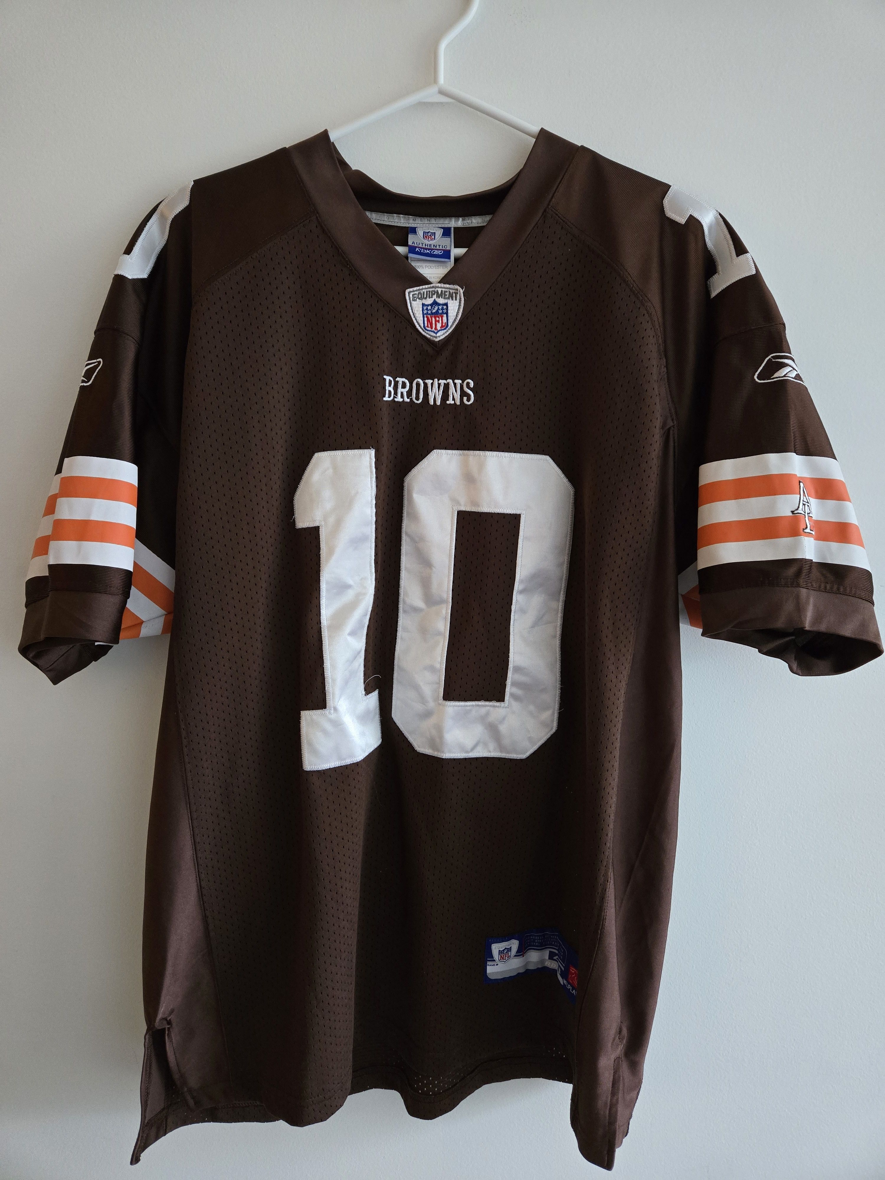 NFL × Reebok Authentic Brady Quinn - Reebok Size 48 - Cleveland Browns Size US M / EU 48-50 / 2 - 2 Thumbnail