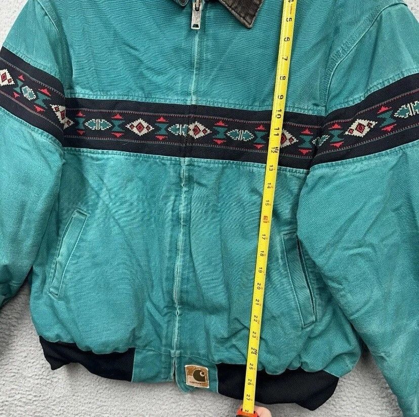 Carhartt 1999 Carhartt Aztec Bomber Size US XL / EU 56 / 4 - 2 Thumbnail