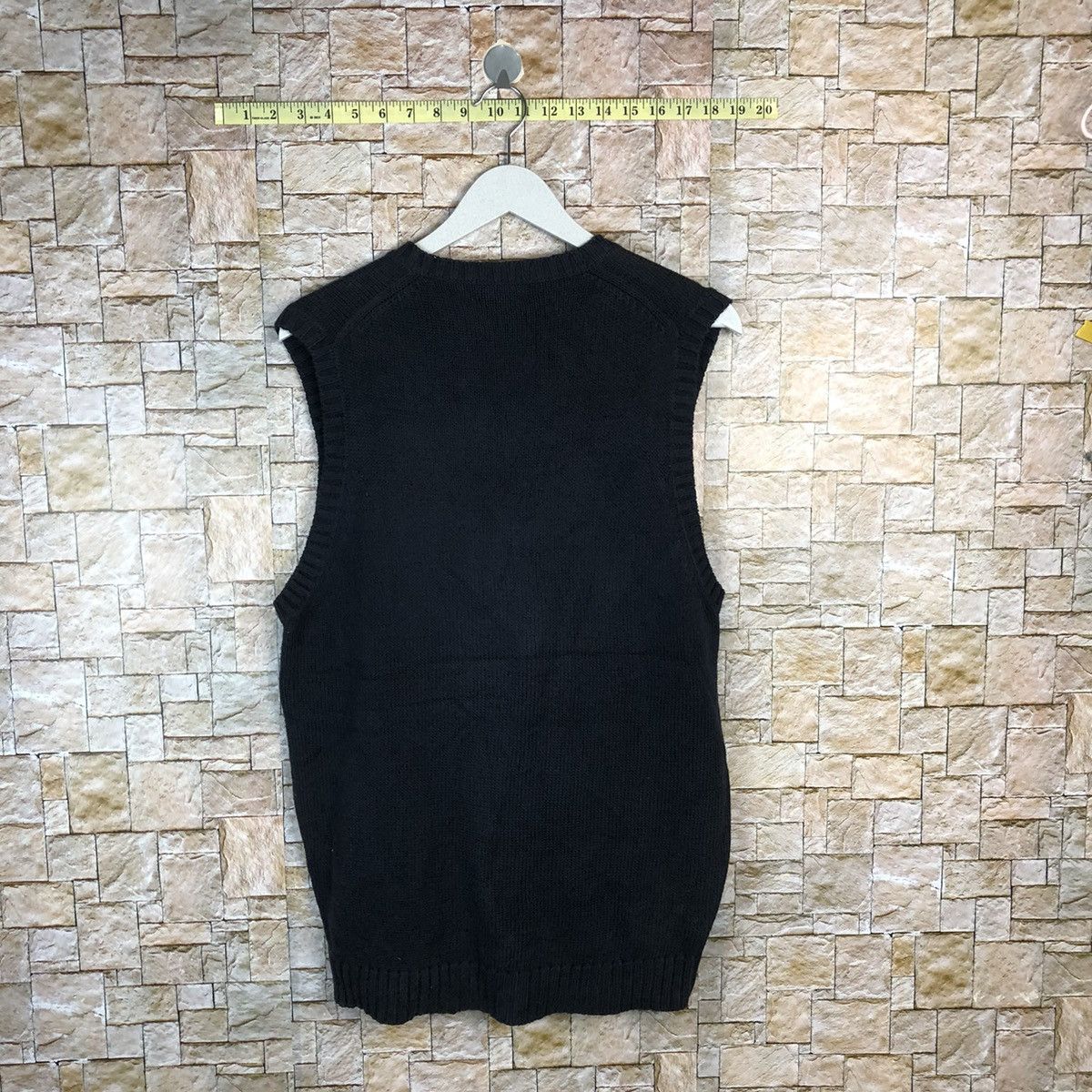 Homespun Knitwear × Japanese Brand South Breece Black Vest Knitwear #A1074 Size M / US 6-8 / IT 42-44 - 12 Thumbnail