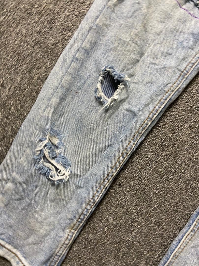 Japanese Brand Japanese Brand Distressed Ripped Denim Jeans (186) Size US 32 / EU 48 - 9 Thumbnail