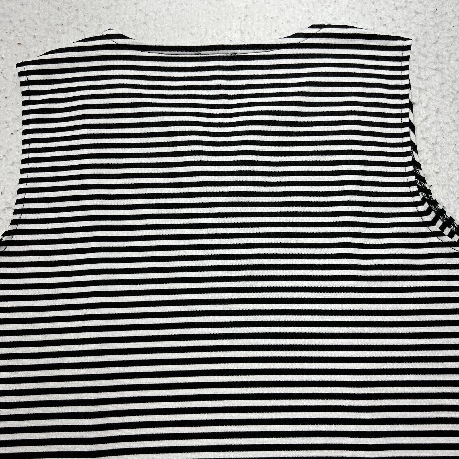 Other Talbots Small V-Neck Black + White Striped Pullover Tank Top Size S / US 4 / IT 40 - 10 Thumbnail