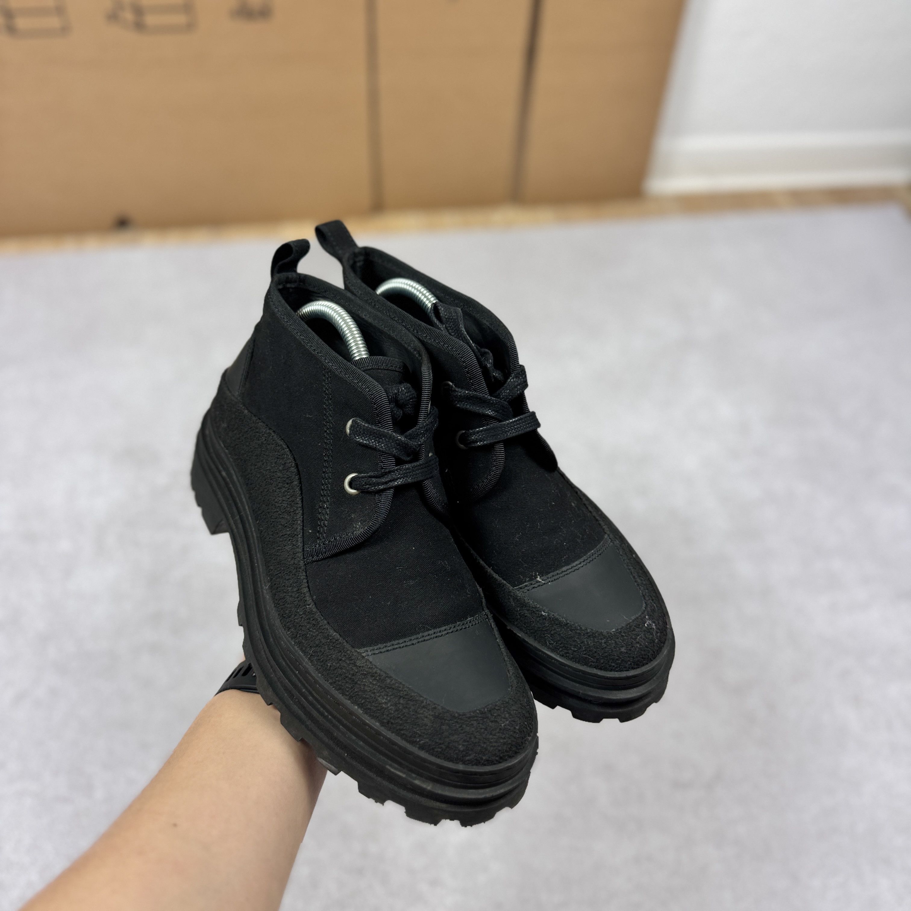 A.P.C. New A.P.C. Rue Madame Paris Men Black Boots Size 40 Size US 7 / EU 40 - 3 Thumbnail