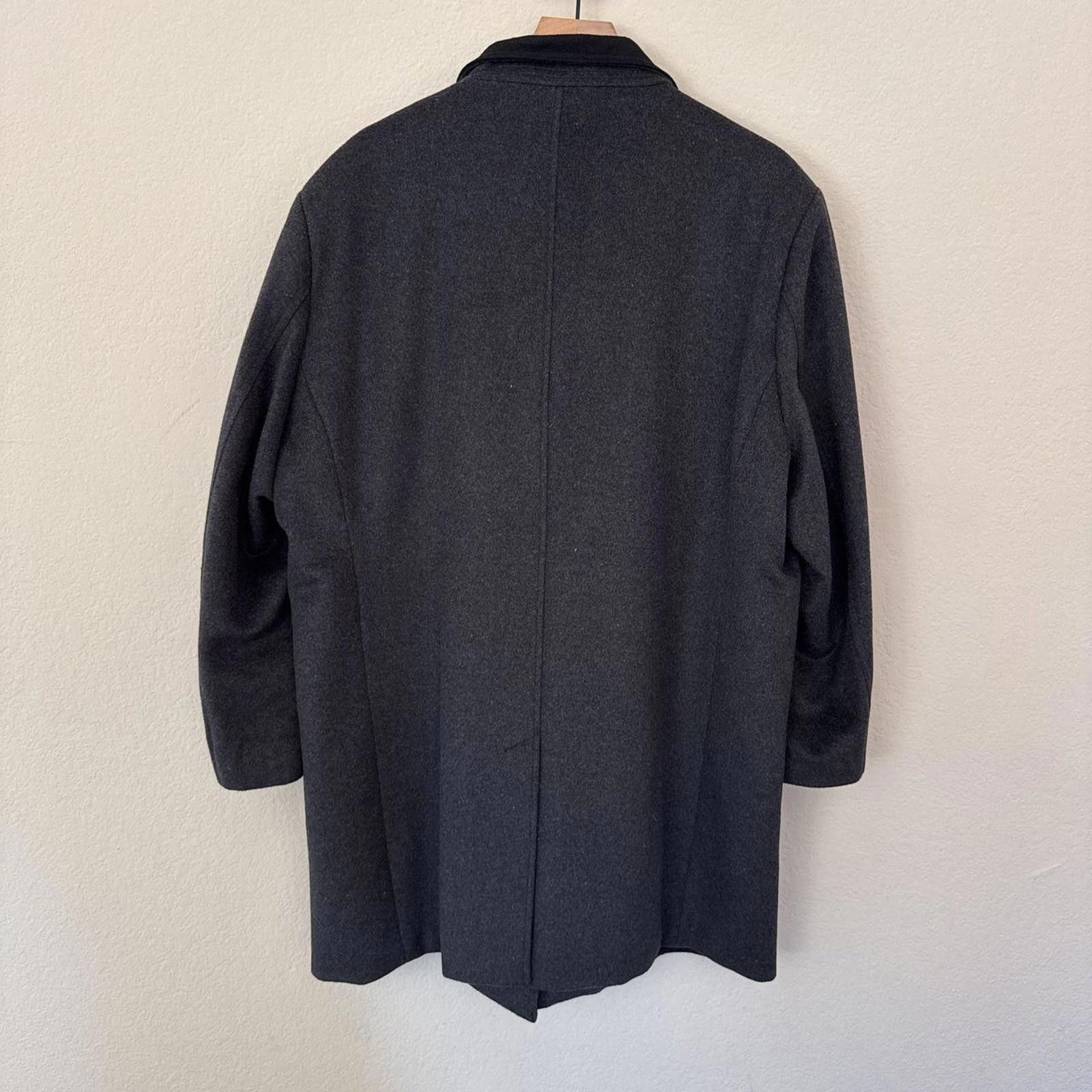 Other London Fog Overcoat Men's Black Wool Size US XS / EU 42 / 0 - 6 Thumbnail