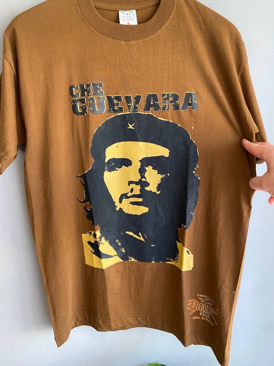 Vintage Vintage Che Guevara Print Brown T-Shirt, Size L Size US L / EU 52-54 / 3 - 3 Thumbnail