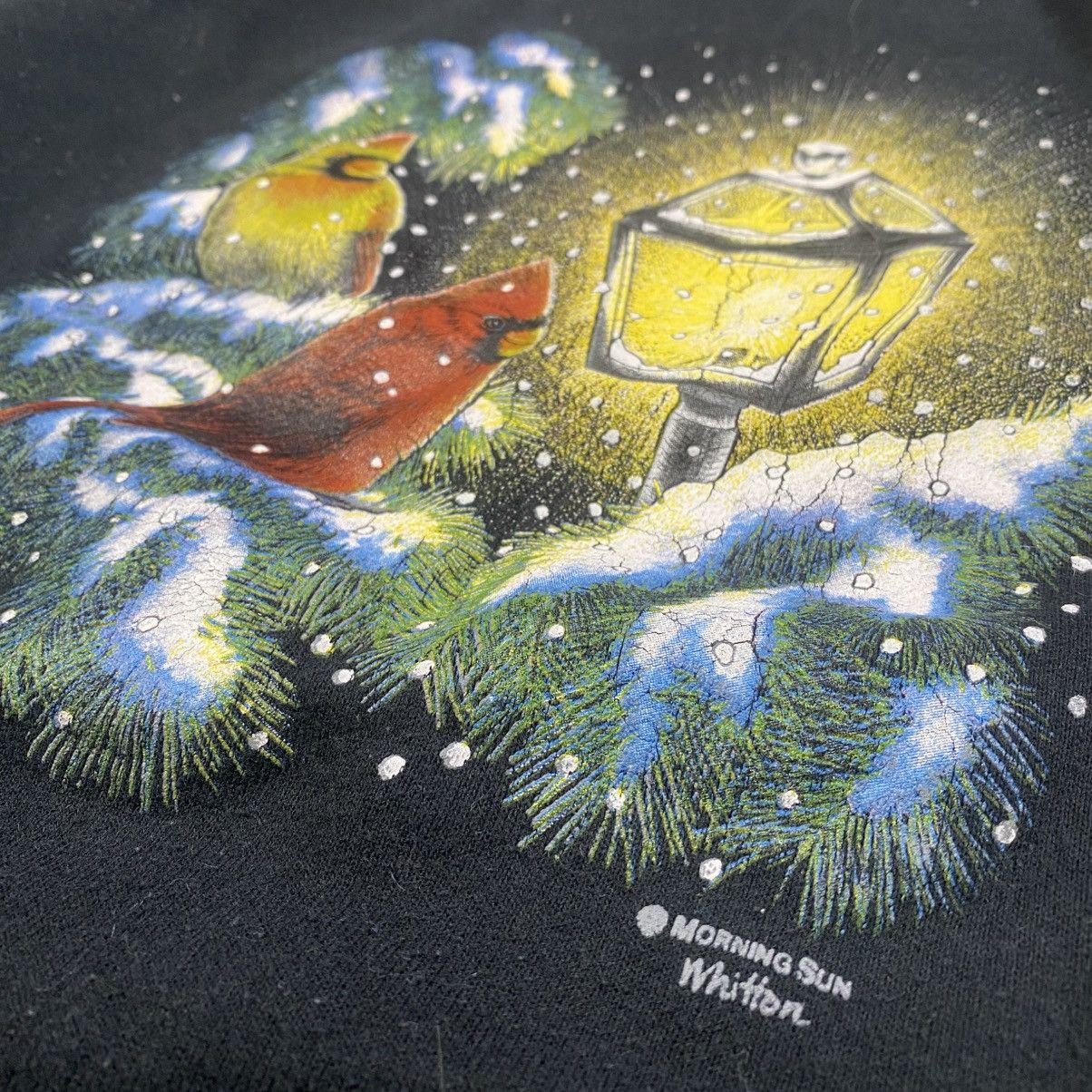 Art Comes First Vintage 90s Morning Sun Habitat Graphic Crewneck Size US L / EU 52-54 / 3 - 3 Thumbnail