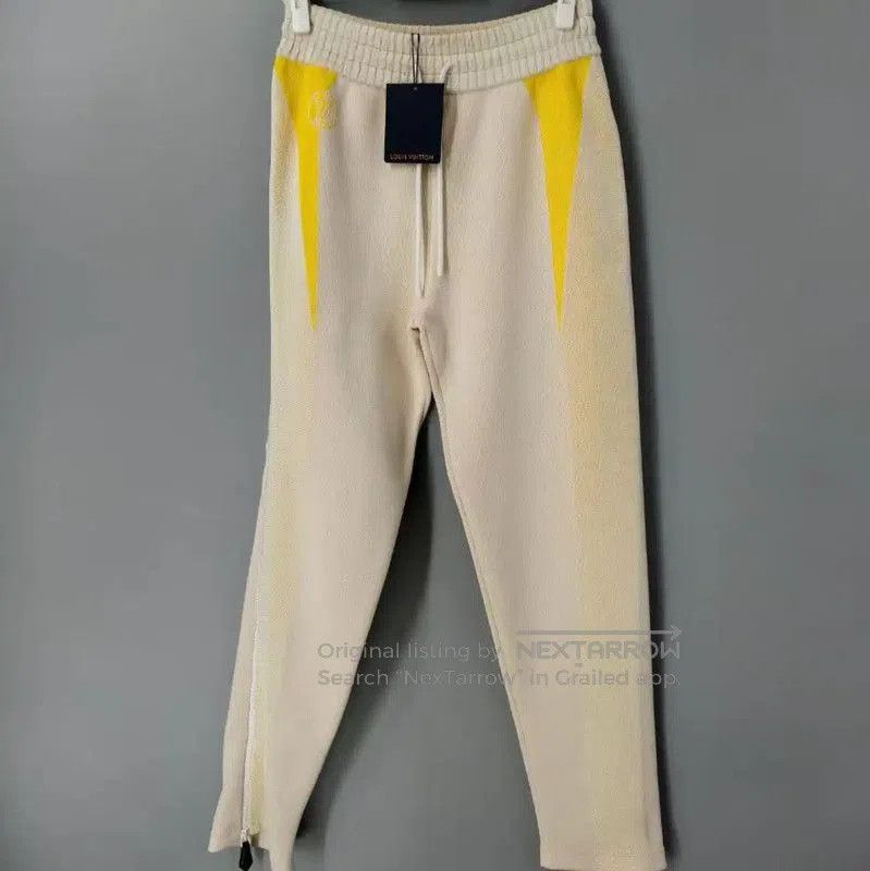 Louis Vuitton Yellow Women's Casual Pants .