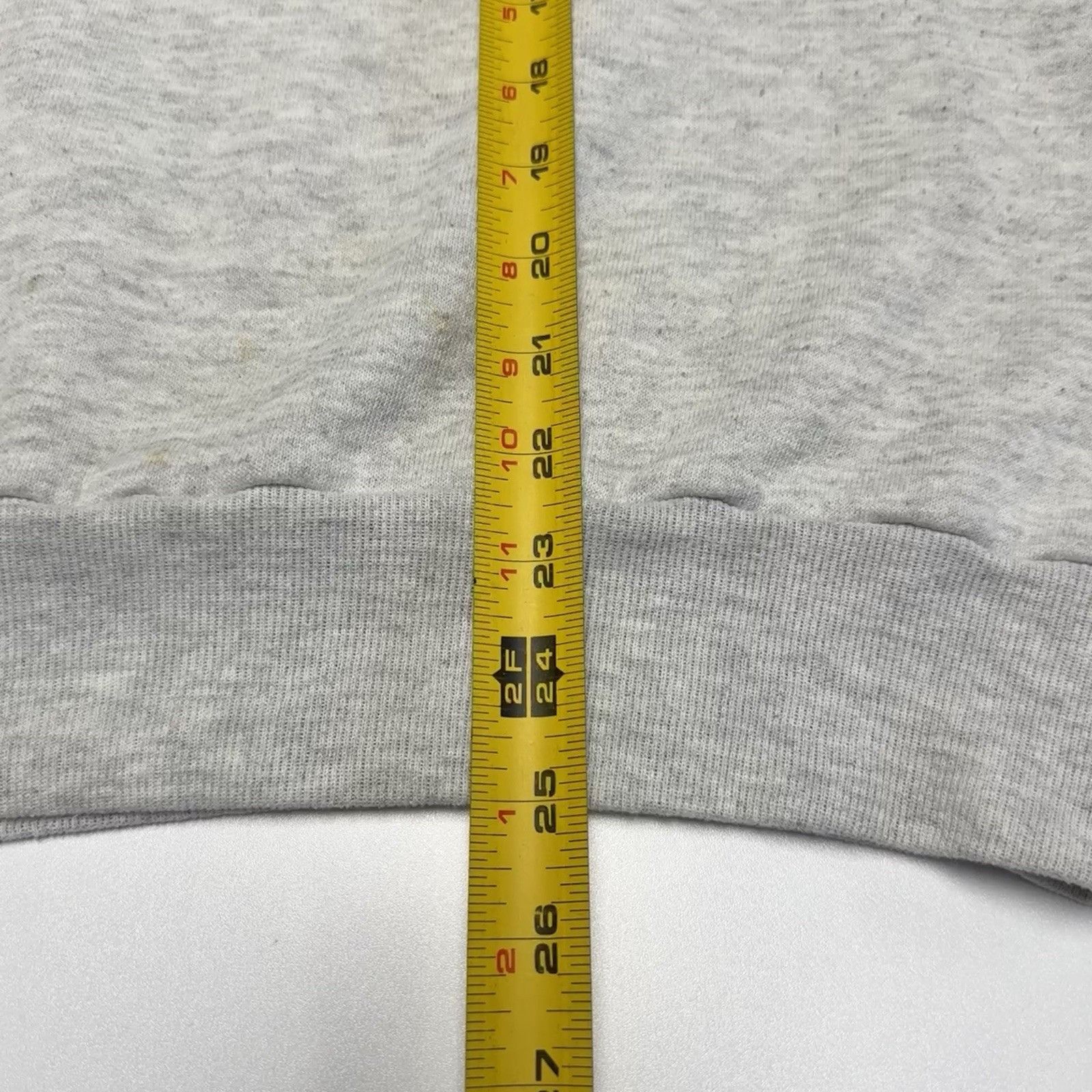 Vintage Vintage 90s Funny Parody Fishing Sweatshirt Mens Large Gray Size US L / EU 52-54 / 3 - 12 Thumbnail