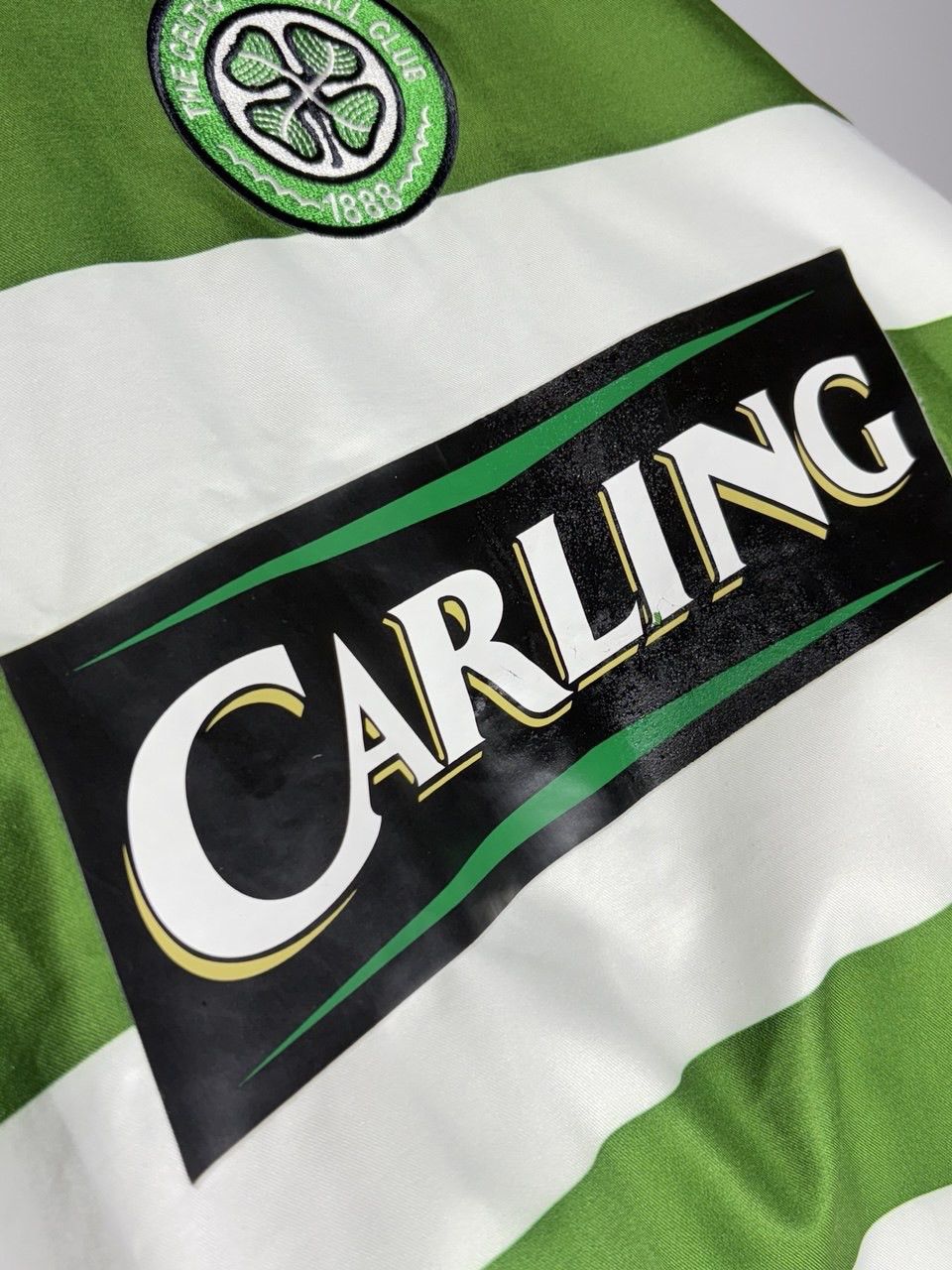 Nike 2009 Vintage Nike Celtic Soccer Jersey Carling Scottish Size US XL / EU 56 / 4 - 5 Thumbnail