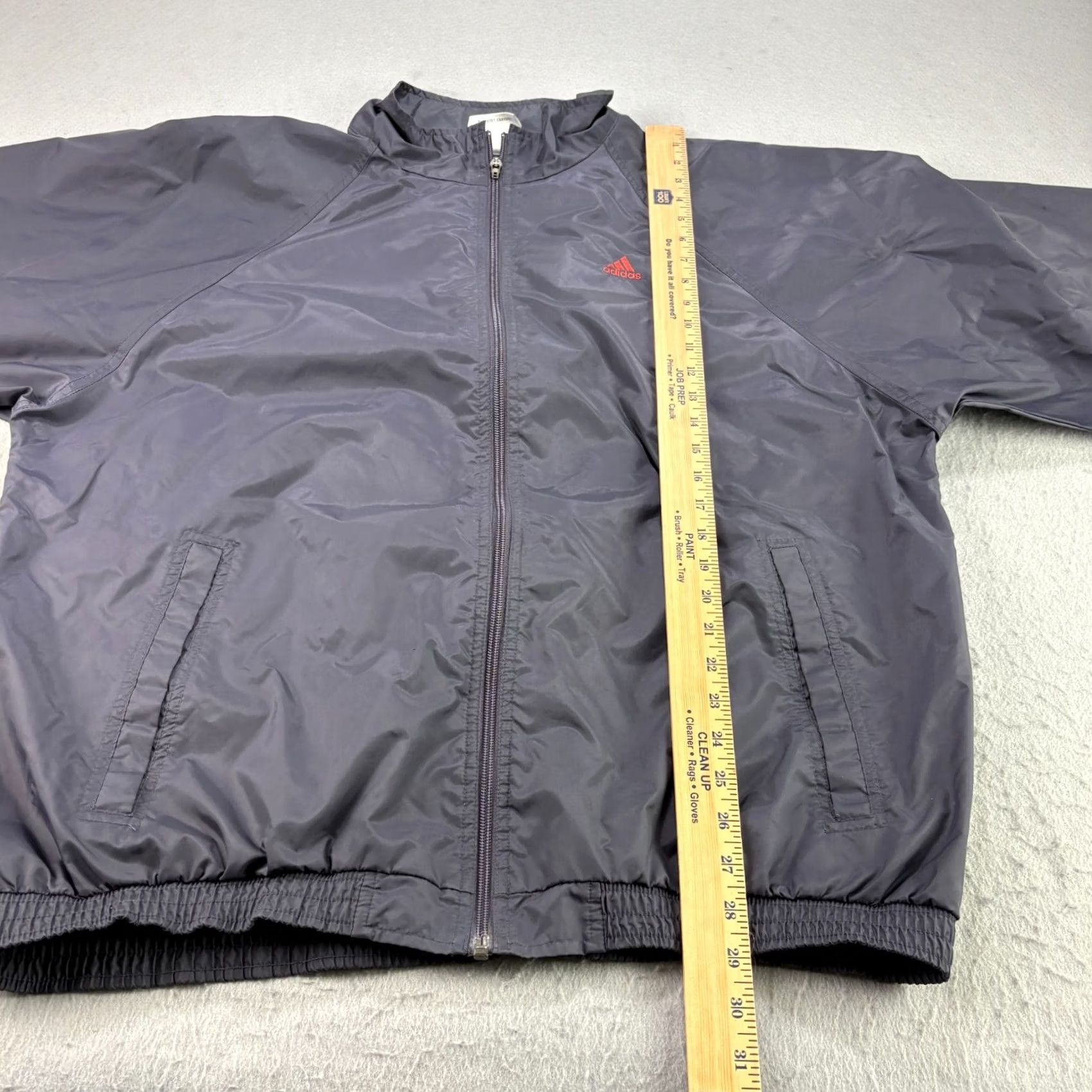 Adidas VINTAGE adidas Jacket Mens XL Blue Windbreaker Full Zip Lightweight Y2K Size US XL / EU 56 / 4 - 7 Thumbnail