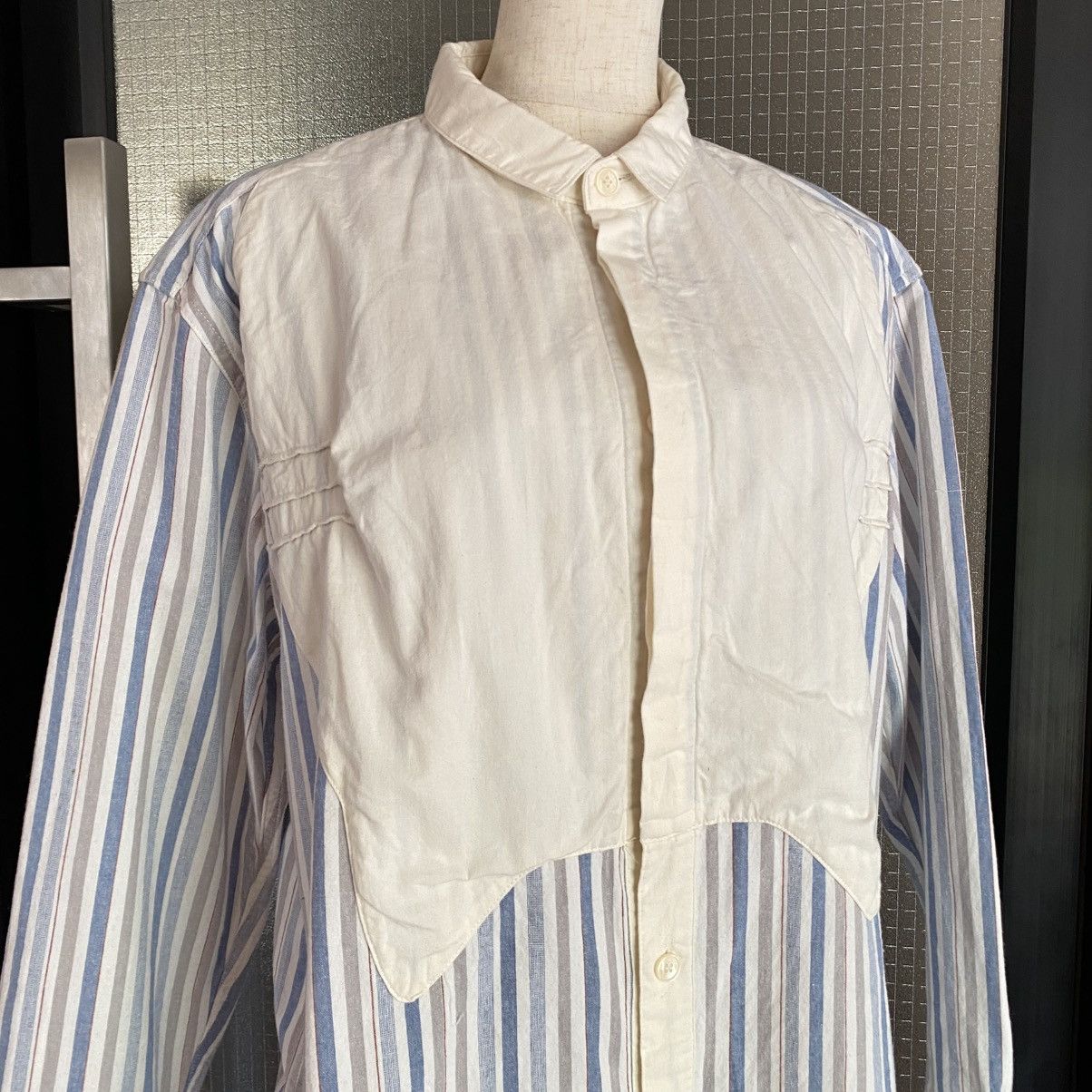 Ne-Net Ne-net Blue Stripe Bib Shirt Size US L / EU 52-54 / 3 - 8 Thumbnail