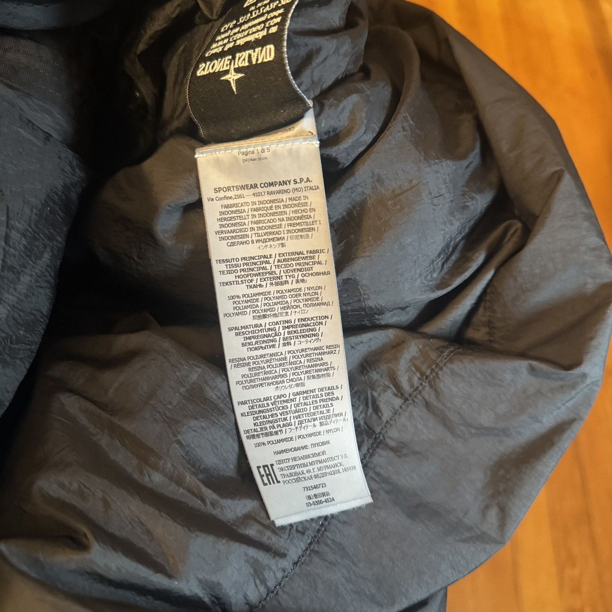 Stone Island Stone Island Crinkle Reps NY DOWN COAT Size US XXL / EU 58 / 5 - 7 Thumbnail