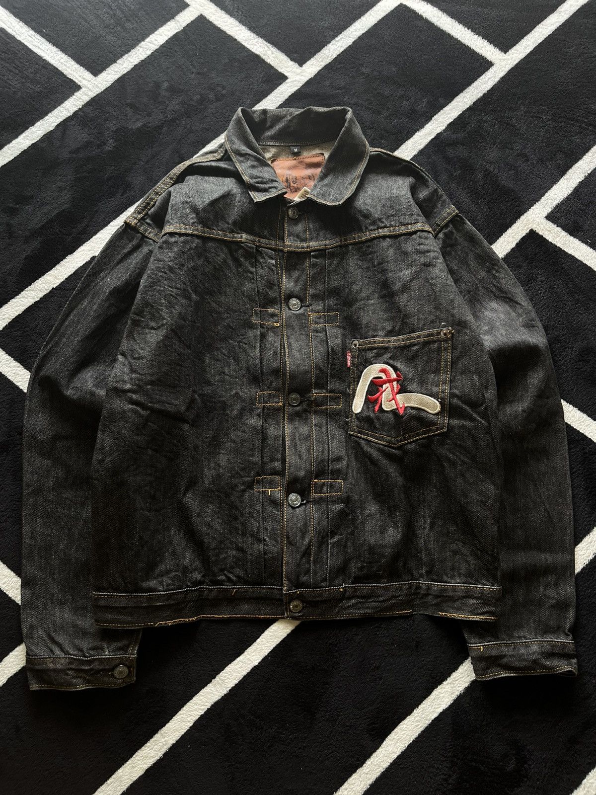 Evisu Evisu Type 1 Denim Jacket made in Japan | Grailed
