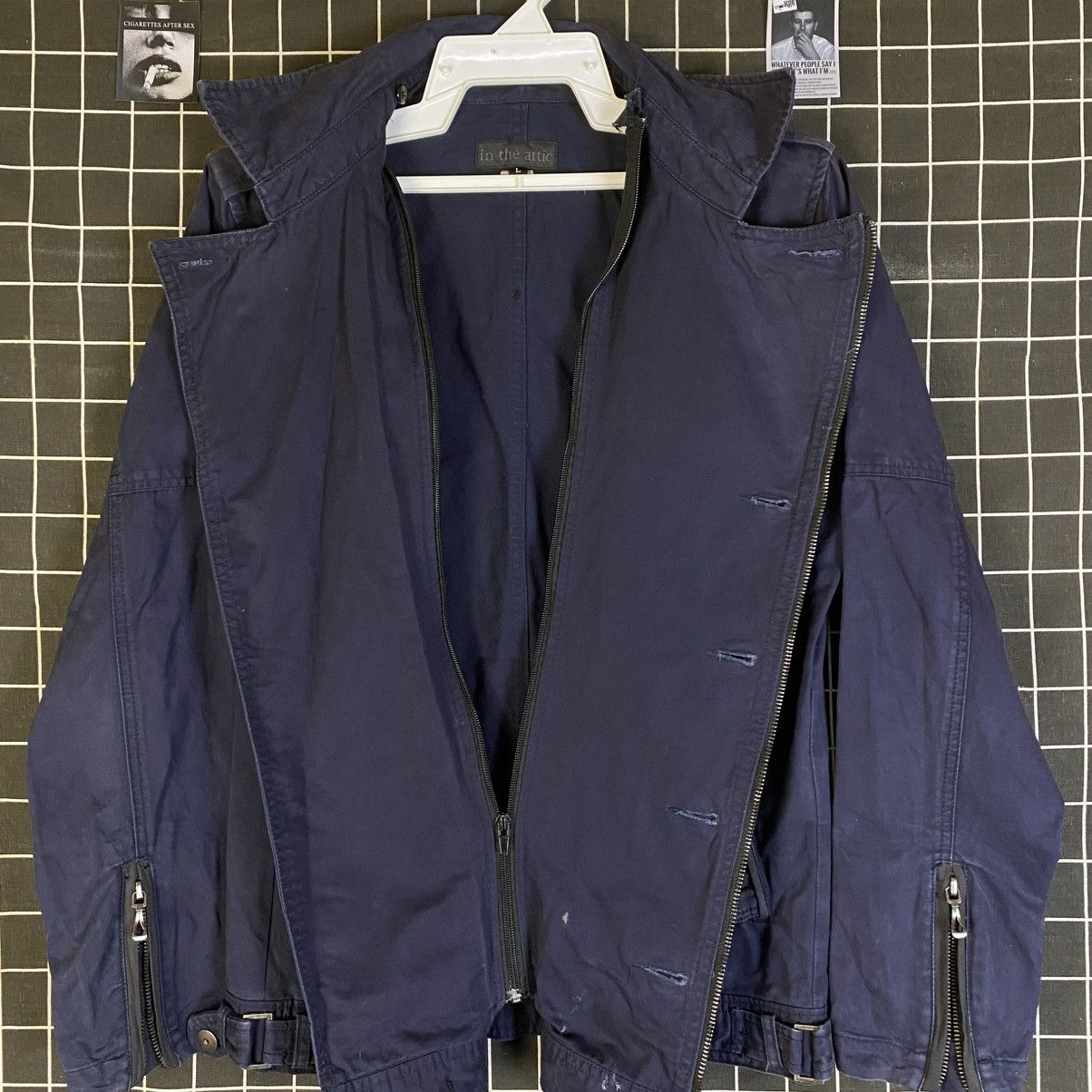 In The Attic 🇯🇵 IN THE ATTIC DOUBLE BREASTED PUNK BIKER JACKET Size US L / EU 52-54 / 3 - 10 Thumbnail