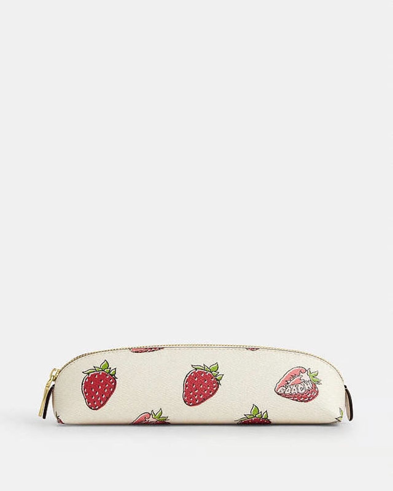 Coach NWT Coach Pencil Case With Strawberry Print CAP08 Size ONE SIZE - 8 Thumbnail