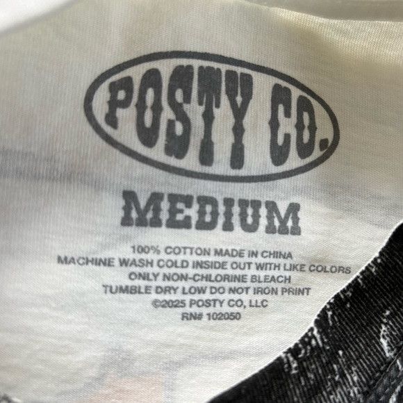 Other Official Post Malone Stadium Tour 2025 Graphic Posty Co Tee Size US M / EU 48-50 / 2 - 2 Thumbnail
