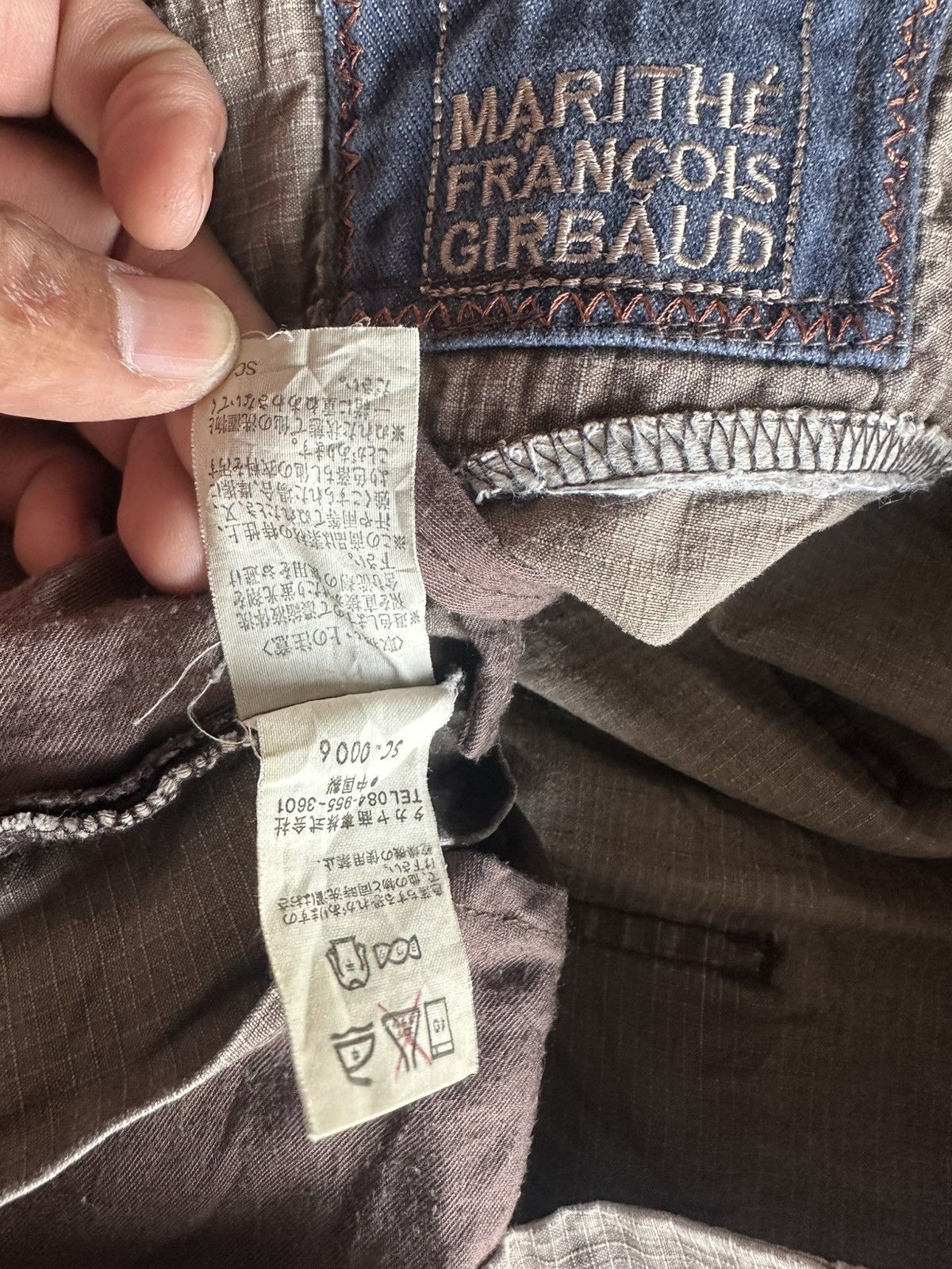If Six Was Nine Marithe Francois Girbaud Multipocket Sunfaded Pants Size US 34 / EU 50 - 20 Thumbnail