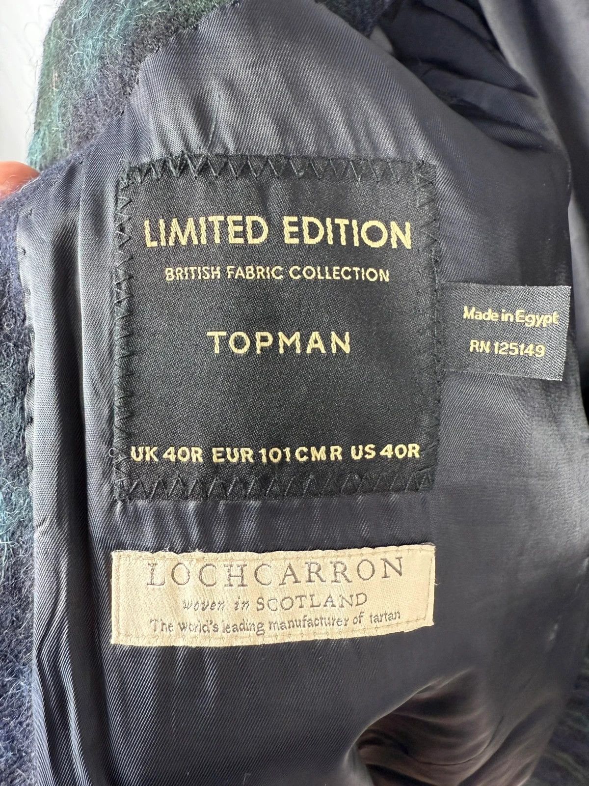 Topman Lochcarron Of Scotland Topman Wool Mohair Coat size 40 Size US M / EU 48-50 / 2 - 15 Thumbnail
