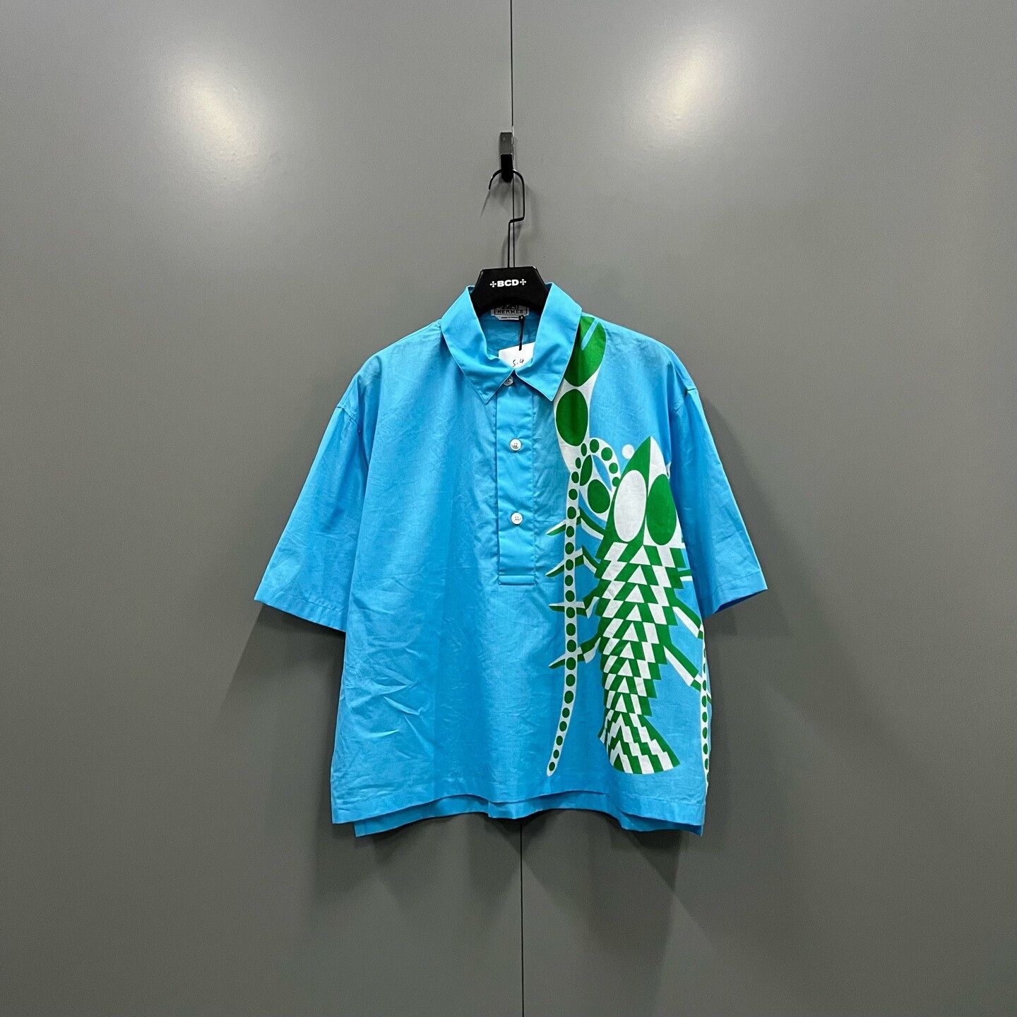 Hermes Hermes Printed Graphic Blue Shirt xs Men Size US XS / EU 42 / 0 - 1 Thumbnail