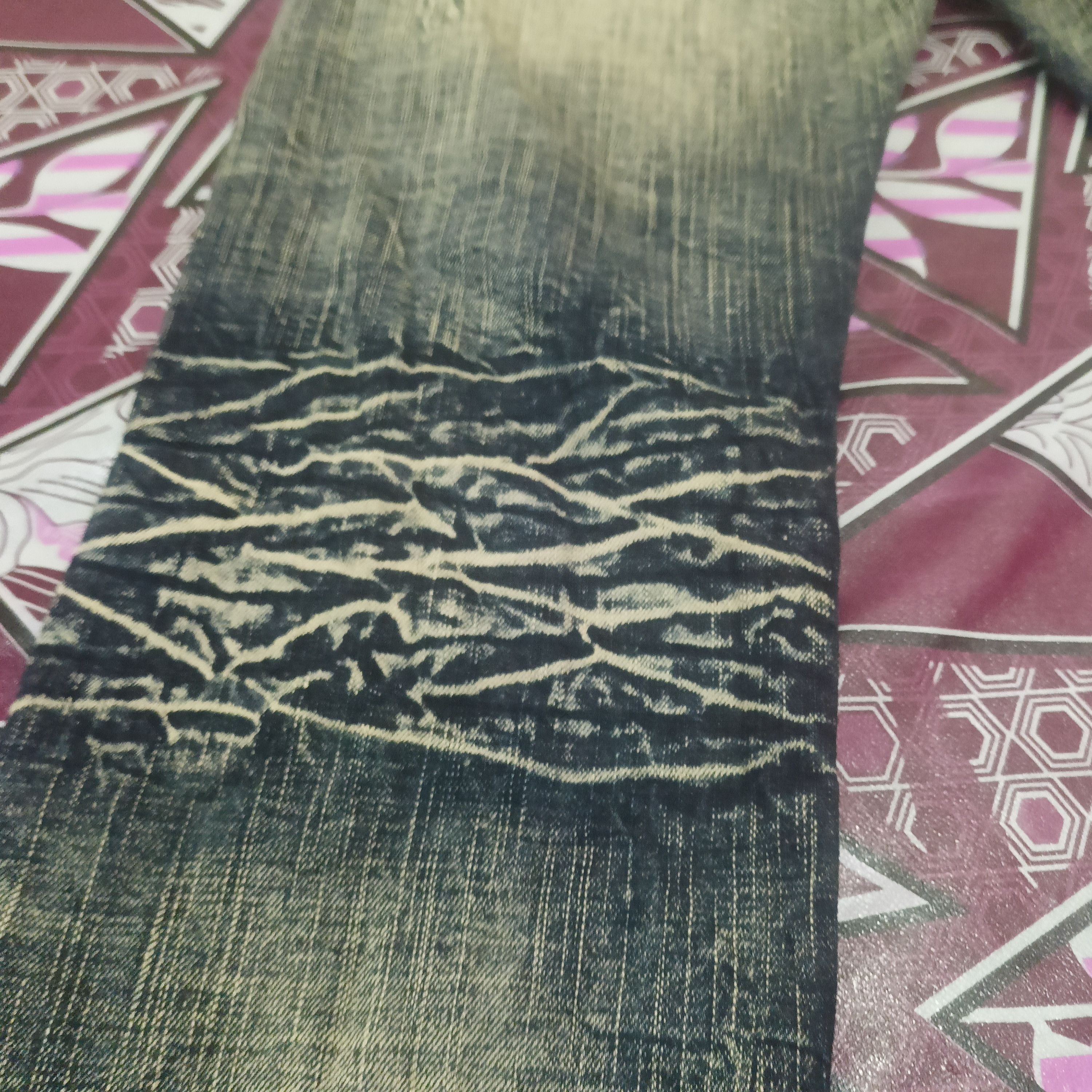 If Six Was Nine 💥Insane💥 Sick Sorridere Japan Flared Distressed Jeans Size US 30 / EU 46 - 20 Thumbnail