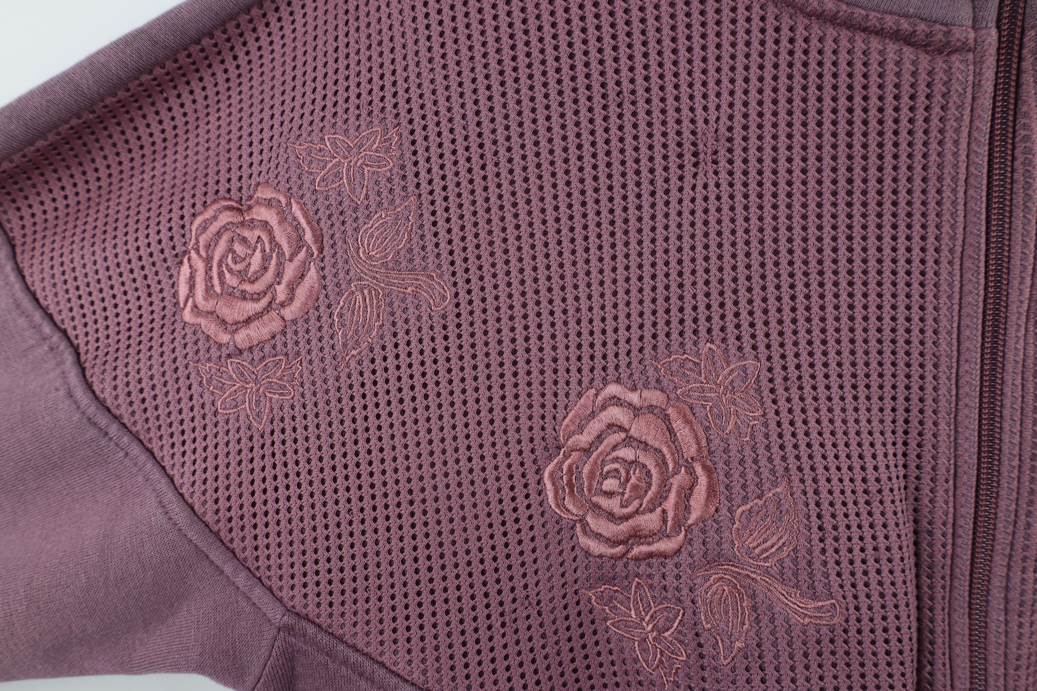 Vintage Vintage 90s Country Primitive Rose Flower Sweatshirt Size S / US 4 / IT 40 - 4 Thumbnail