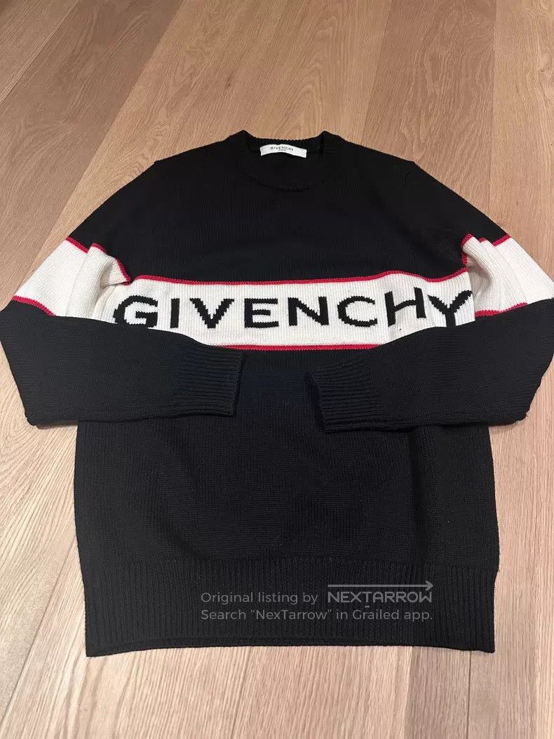 Givenchy Givenchy Classic Logo Knit Sweater Size US XS / EU 42 / 0 - 1 Thumbnail