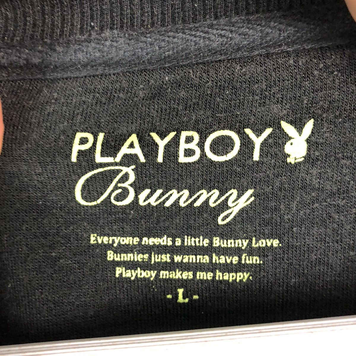 Playboy × Vintage Playboy Bunny Black Sweatshirt #A1532 Size US M / EU 48-50 / 2 - 10 Thumbnail