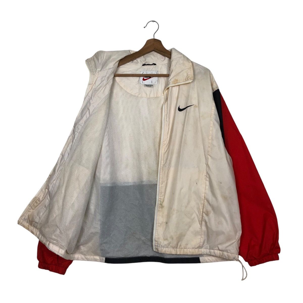 Nike 📌Vintage Anorak Zipper Jacket Nike Big Swoosh BackHit Size US M / EU 48-50 / 2 - 13 Thumbnail
