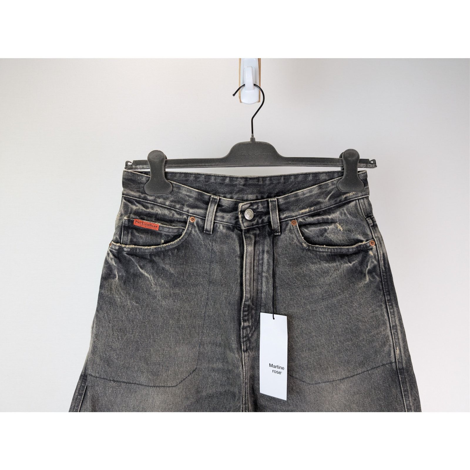 Martine Rose o1rshd1 Panelled Jean in Black Vintage Wash Size US 30 / EU 46 - 3 Thumbnail