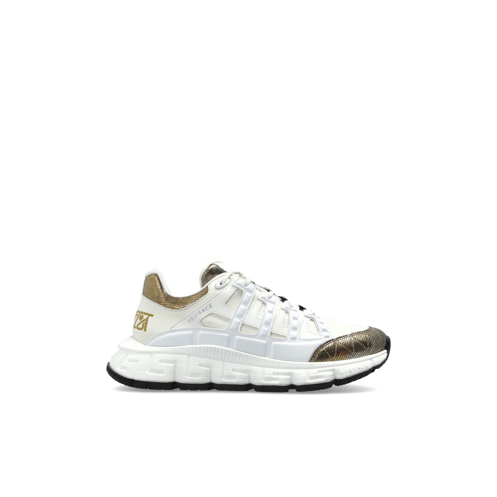 Versace VERSACE Trigreca White Leather Sneakers New And Authentic (M Size US 12 / EU 45 - 1 Thumbnail