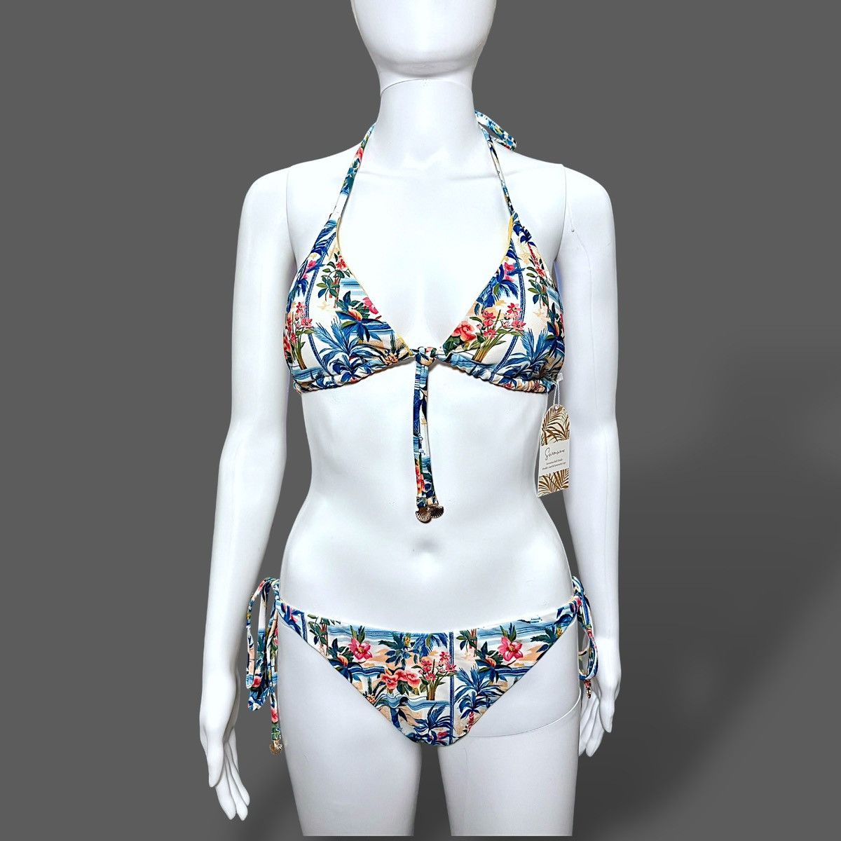 Other Escape to Paradise Womens Positano Sun Strap Bikini Set Sz M Size ONE SIZE - 3 Thumbnail