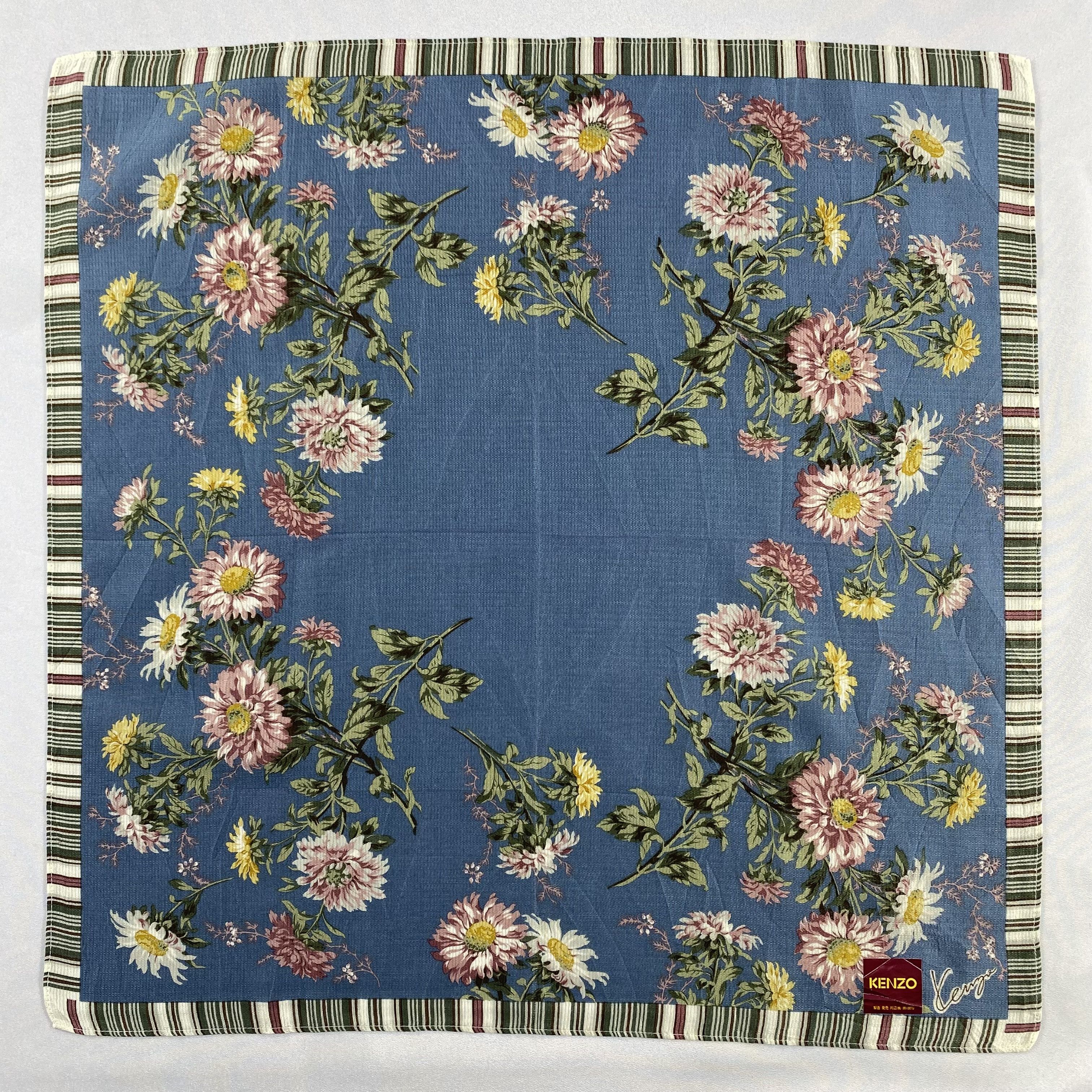 Kenzo × Vintage NWT Kenzo Bandana/ Handkerchief / Neckerchief-P1706 Size ONE SIZE - 1 Thumbnail