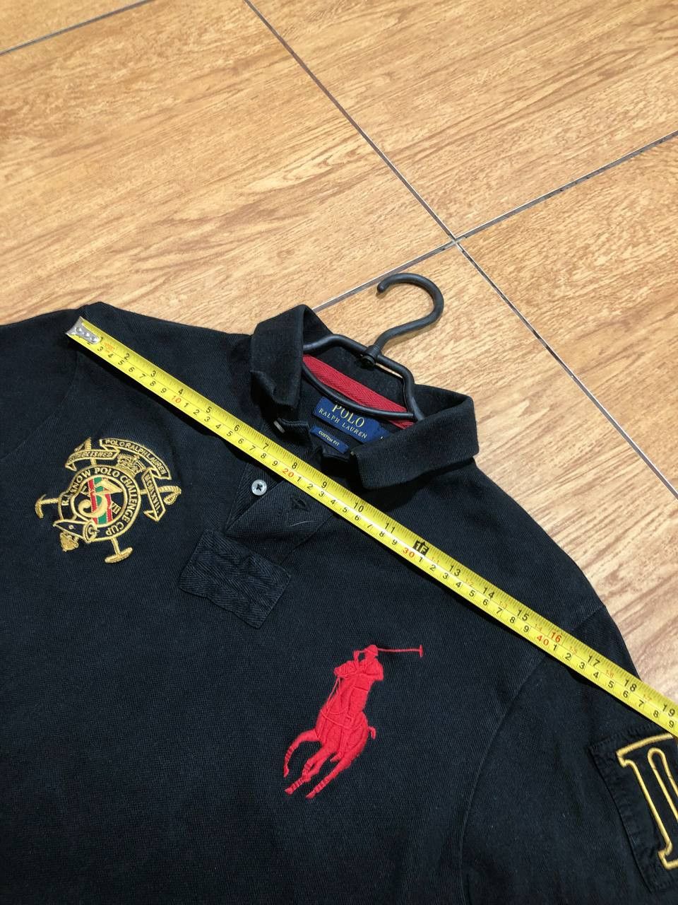 Polo Ralph Lauren Vintage Polo Ralph Lauren Custom Fit Polo Size M Size US M / EU 48-50 / 2 - 14 Thumbnail