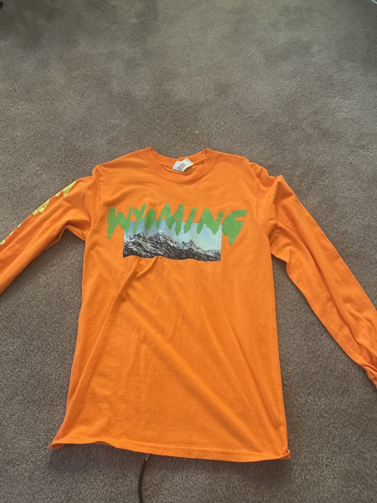ミュージシャン WYOMING KKW LONG SLEEVE T-SHIRT KANYE WEST ALBUM LISTENING MAY 31, 2018 WYOMING LONG SLEEVE