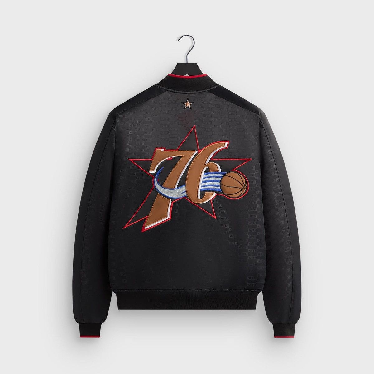 Kith Kith for NBA All-Star Philadelphia 76ers Bomber Black Large Size US L / EU 52-54 / 3 - 4 Thumbnail