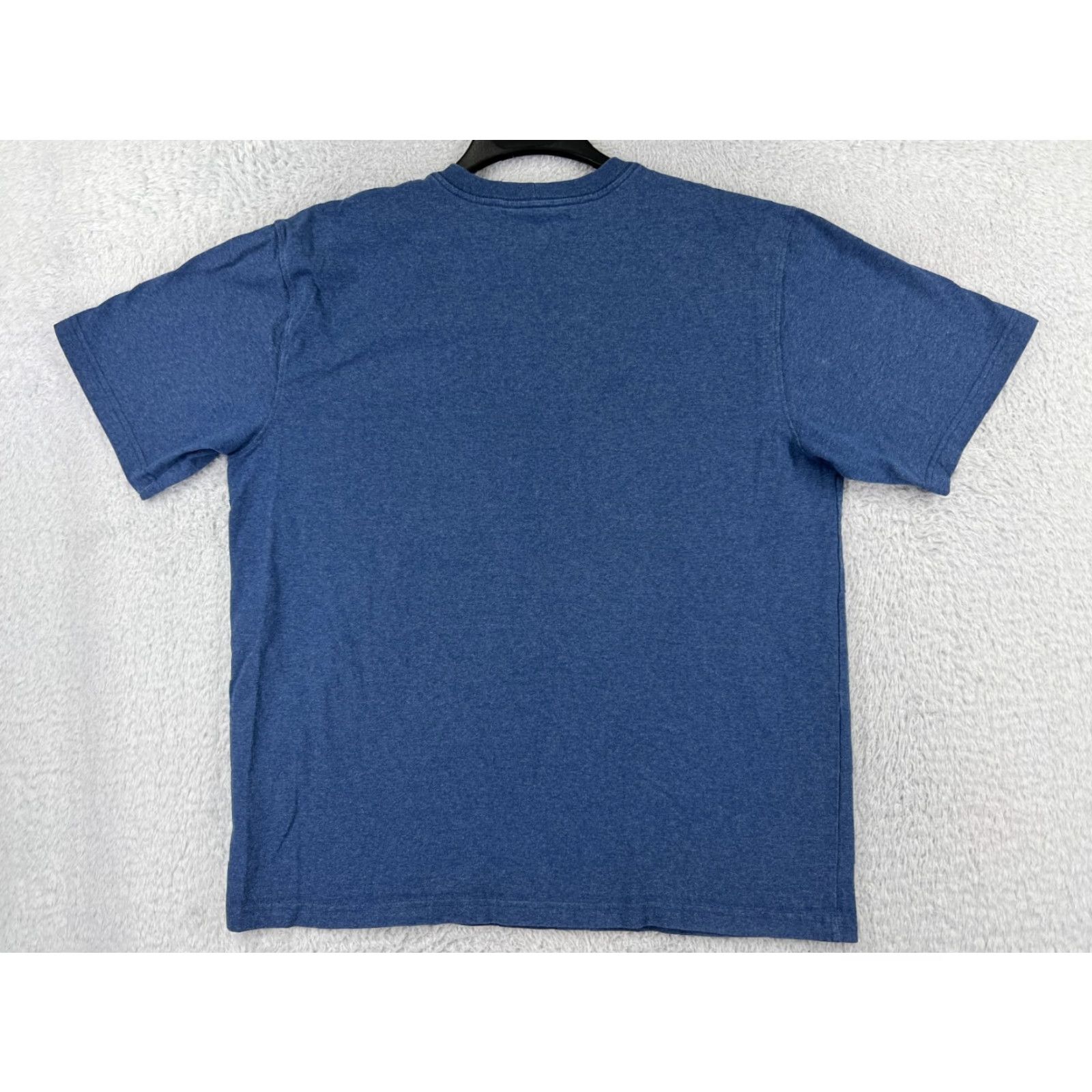 Carhartt Carhartt Shirt Men XL Blue Short Sleeve Crew Neck Cotton Jersey Pocket Size US XL / EU 56 / 4 - 2 Thumbnail