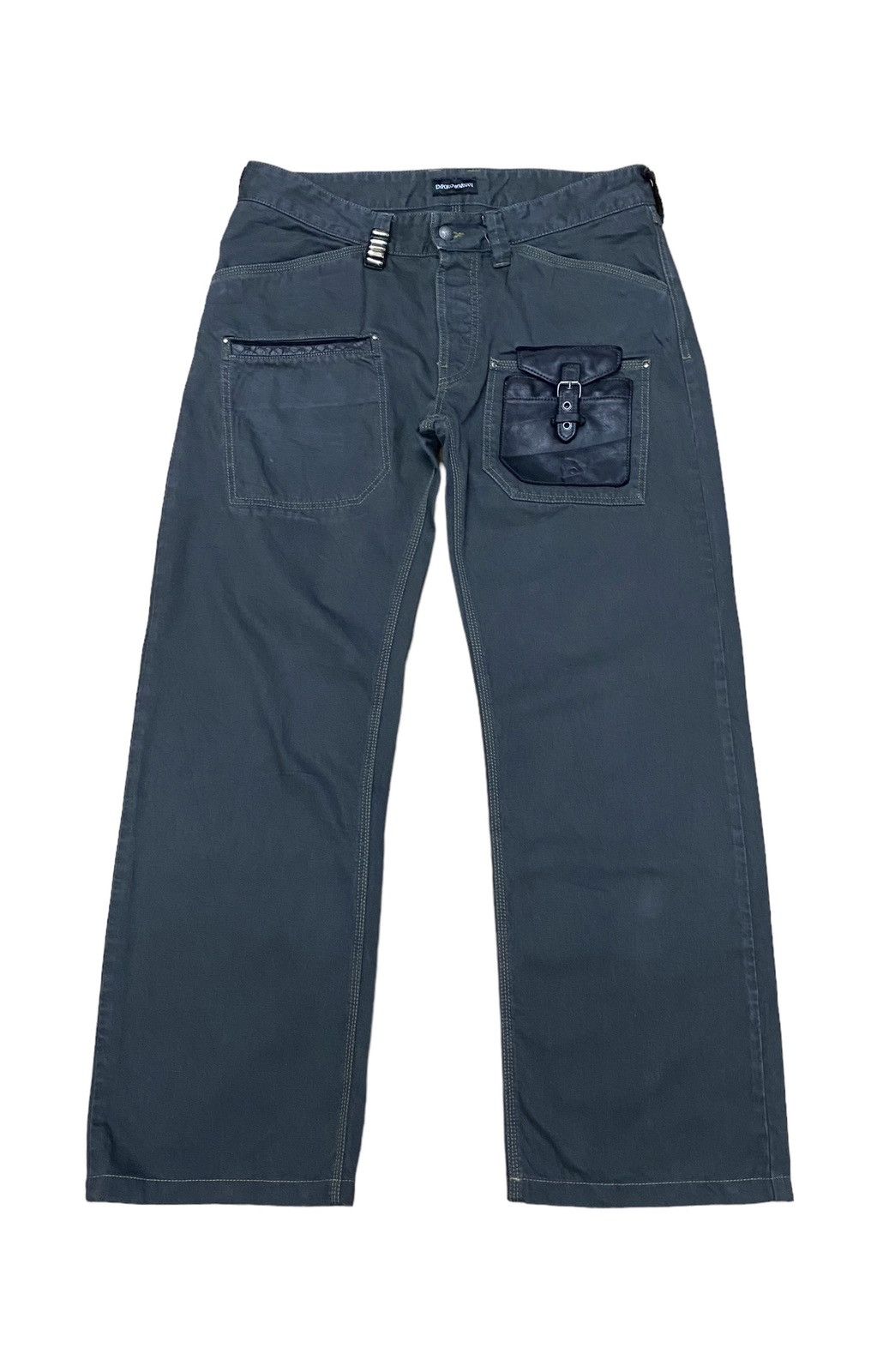 image of Archival Clothing x Emporio Armani Best Offervintage Emporio Armani Bush Pants in Dark Black (Size 