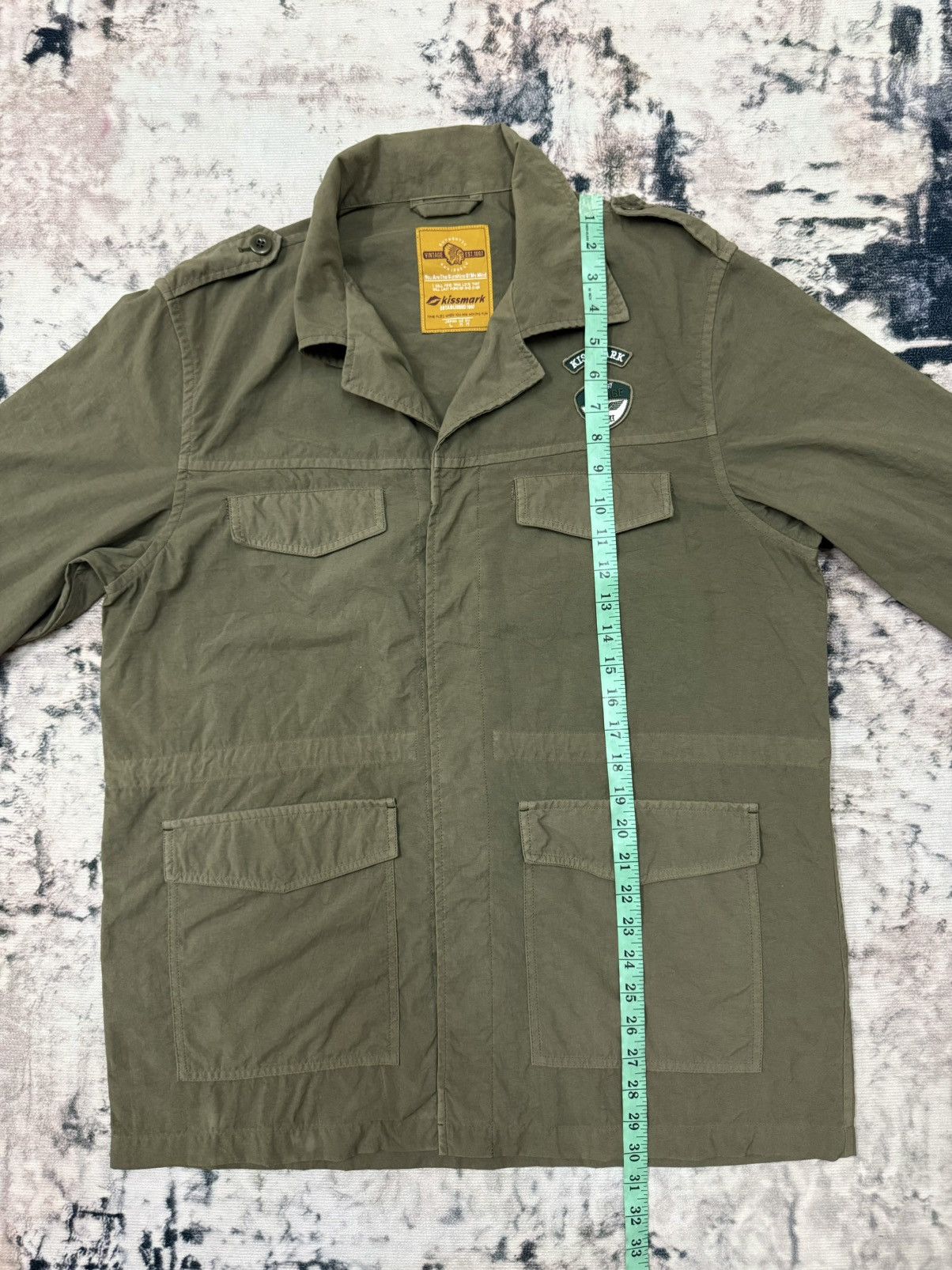 Japanese Brand × KISS × Vintage Kissmark Open Colar M65 Field Jacket Military Style Size US L / EU 52-54 / 3 - 13 Thumbnail