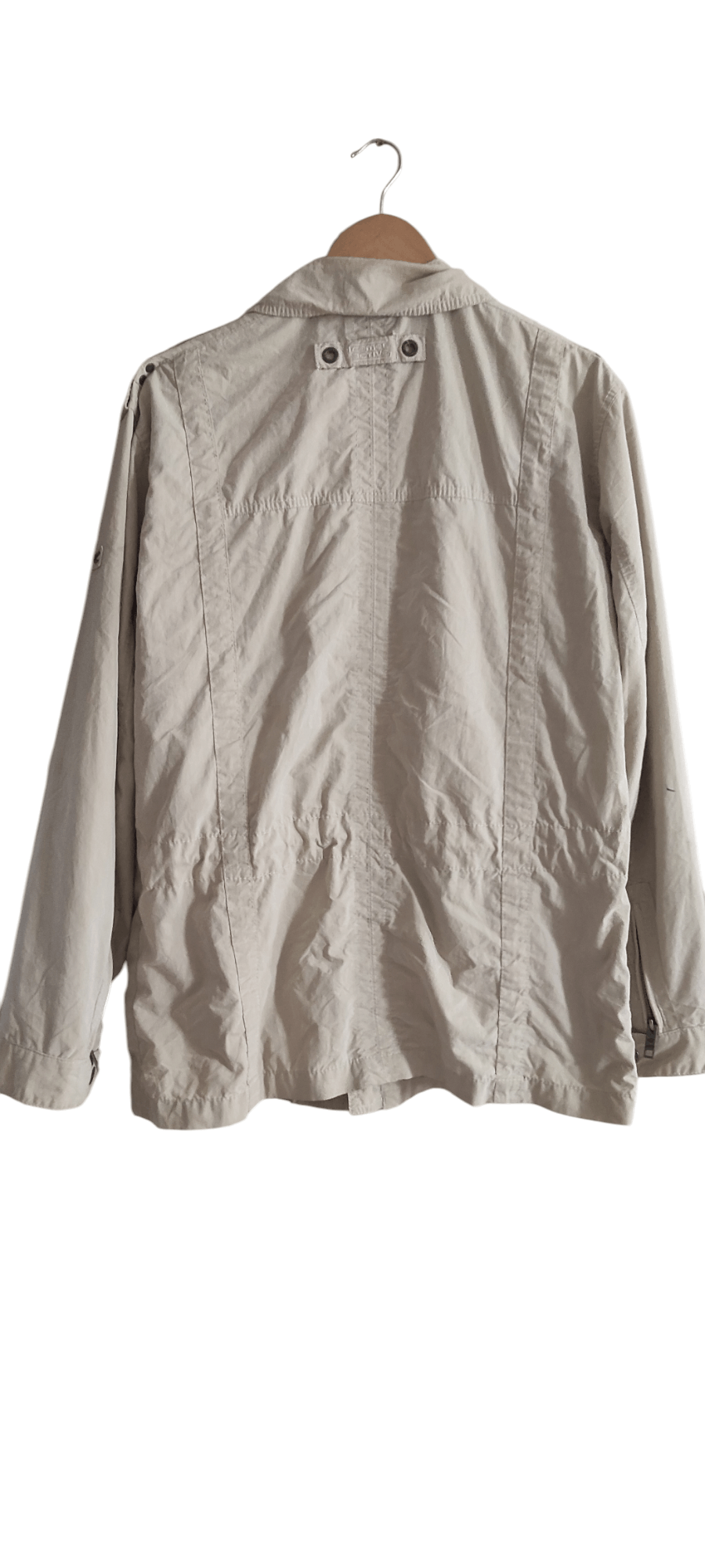 Camel × camel active Camel Active Men's Jacket Beige Cotton Full Zipper Pockets Size US M / EU 48-50 / 2 - 2 Thumbnail