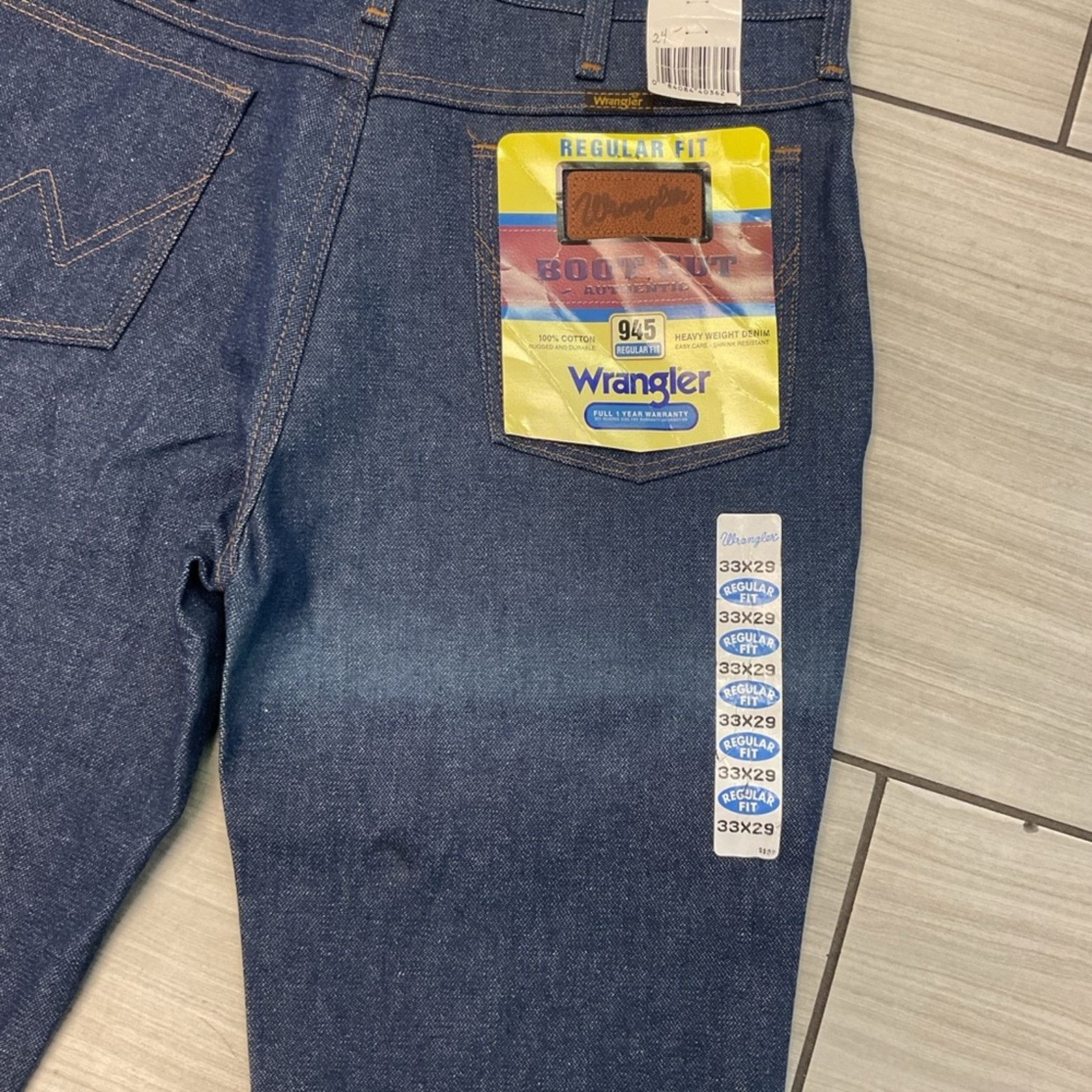 Wrangler Vintage 90s Wrangler Deadstock Regular Fit Boot Cut Jeans Size US 33 - 4 Thumbnail