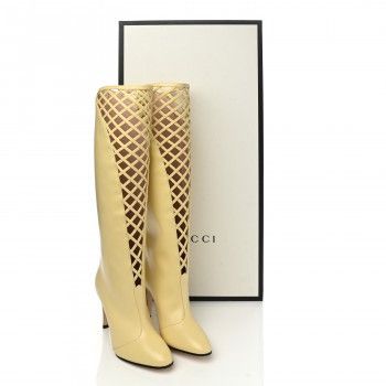 Gucci Gucci plume damir cutout knee high Size US 8 / IT 38 - 1 Thumbnail