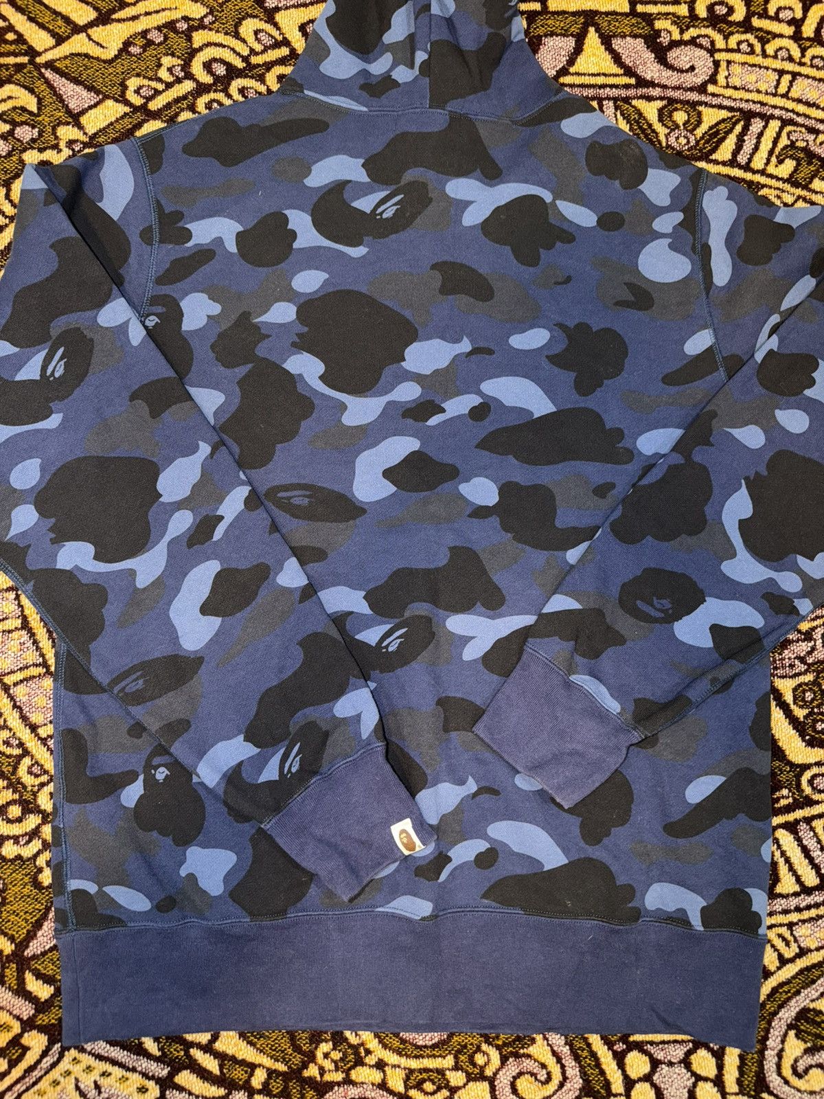 Bape Bape Blue Camo Hoodie Size US XL / EU 56 / 4 - 8 Thumbnail