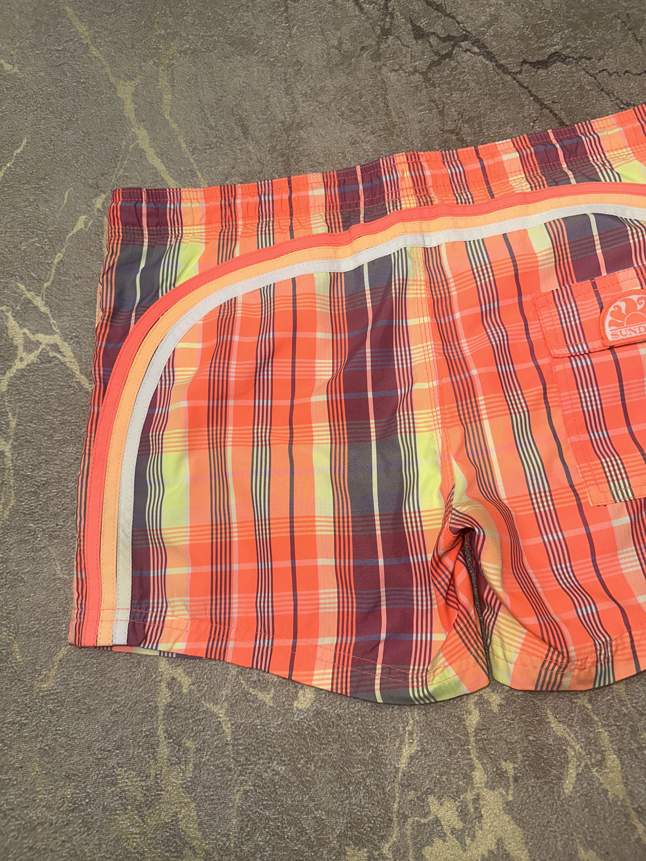 Sundek Check Sundek 31 Beach Board Shorts Trunks Bath Size 31 S Size US 31 - 5 Thumbnail