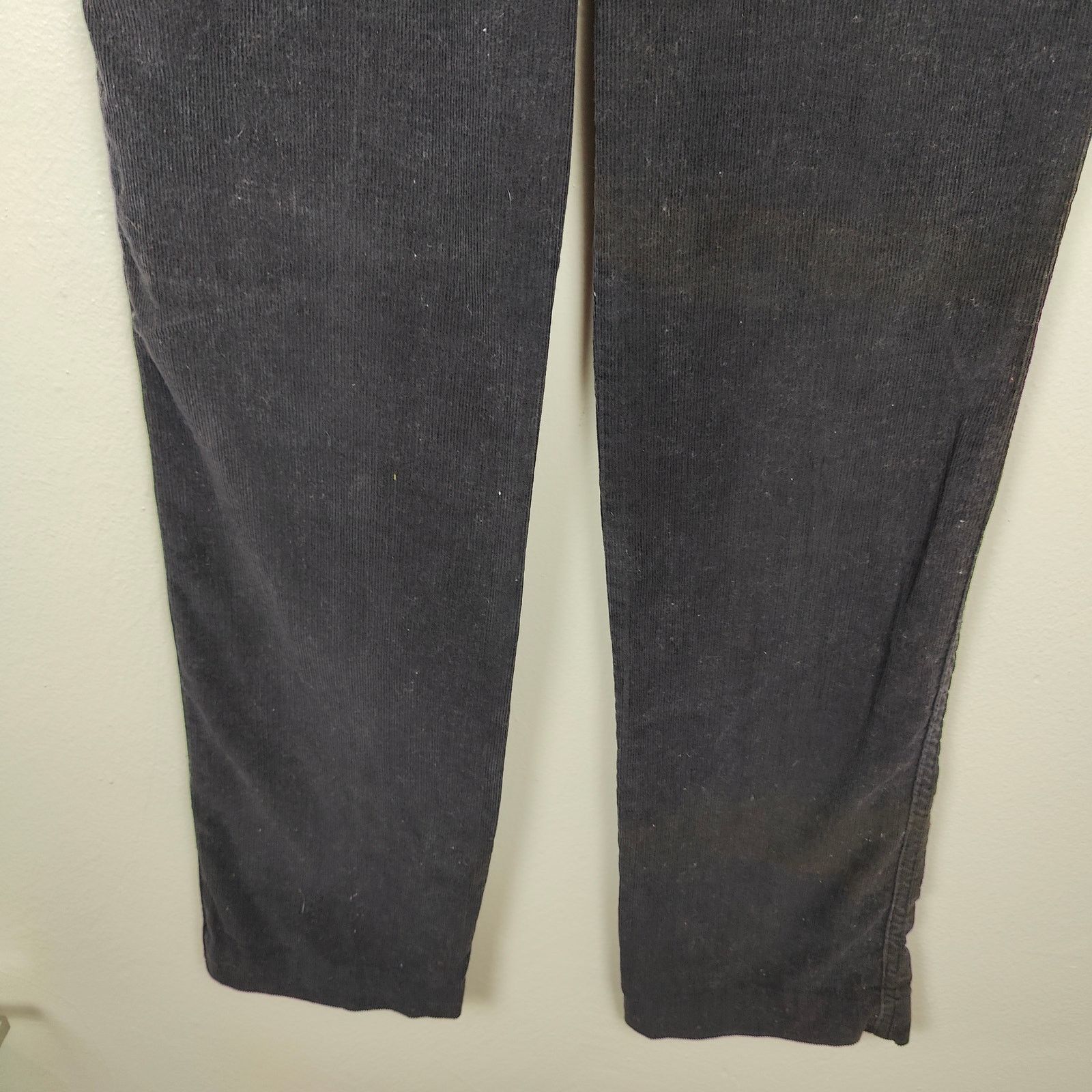 Levi's Vintage Levis Corduroy Jeans 25 Black Zip Fly High Rise Size 25" / US 0 / IT 36 - 3 Thumbnail
